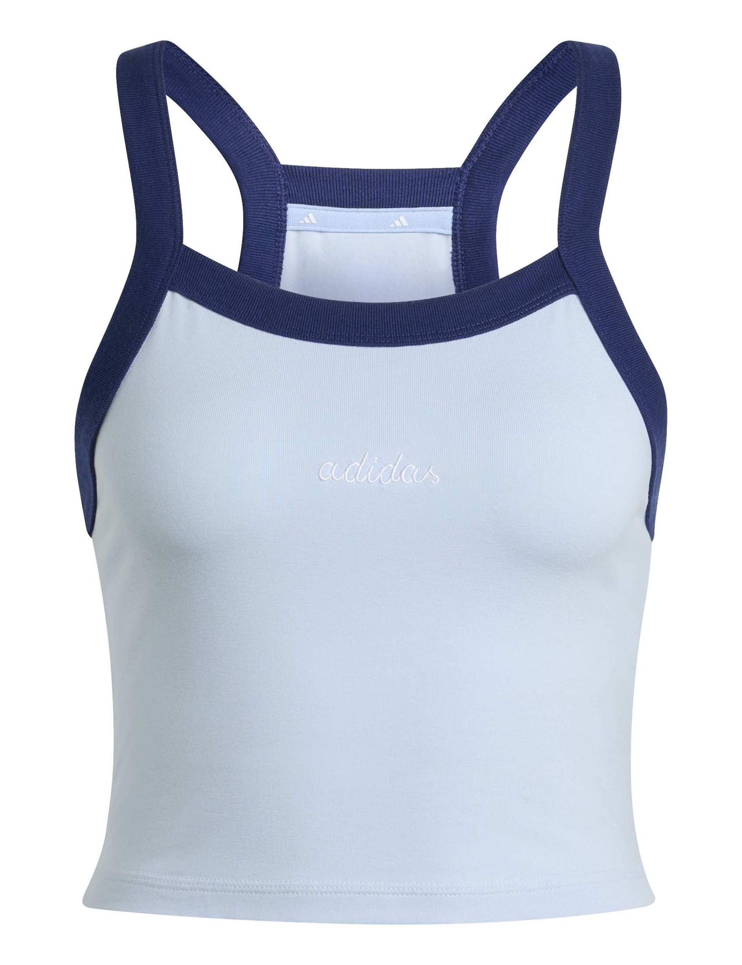 Essentials Graphic Cotton Rich Crop Vest Top 2 of 6