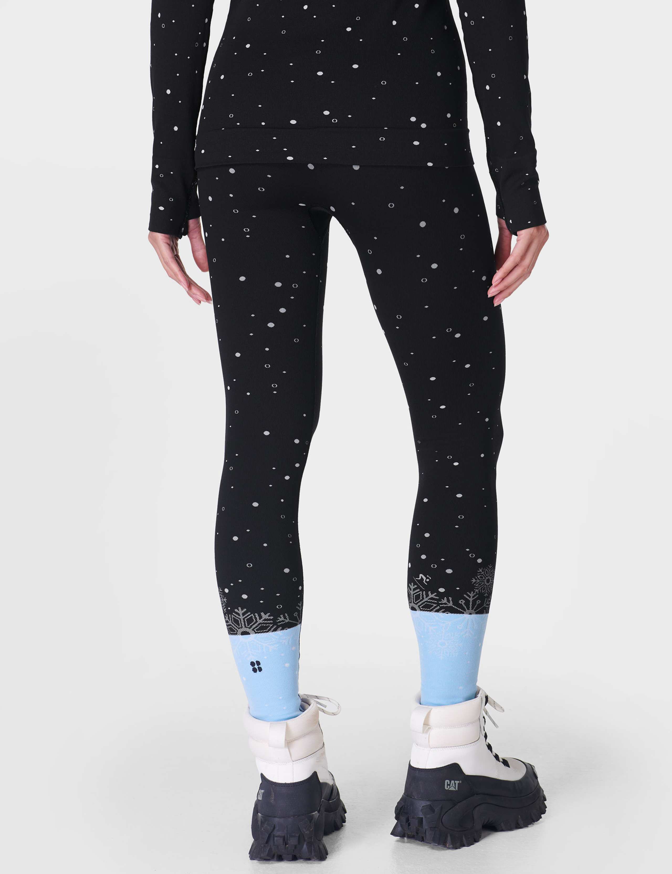 Snowflake High Waisted Leggings 4 of 6