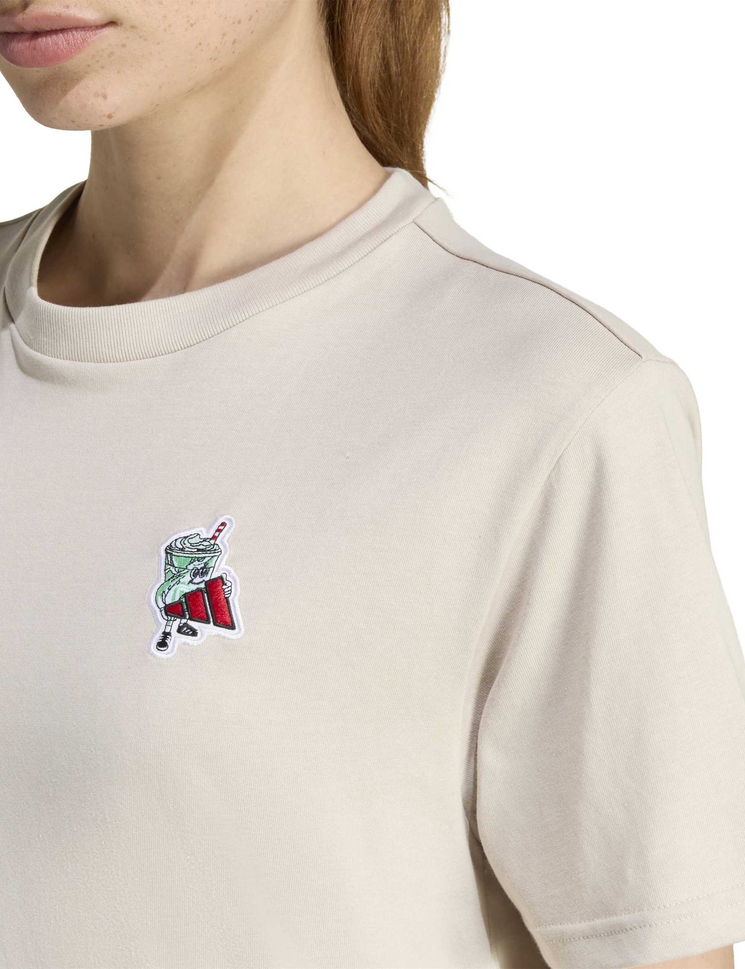 Pure Cotton Graphic Crew Neck T-Shirt 4 of 5