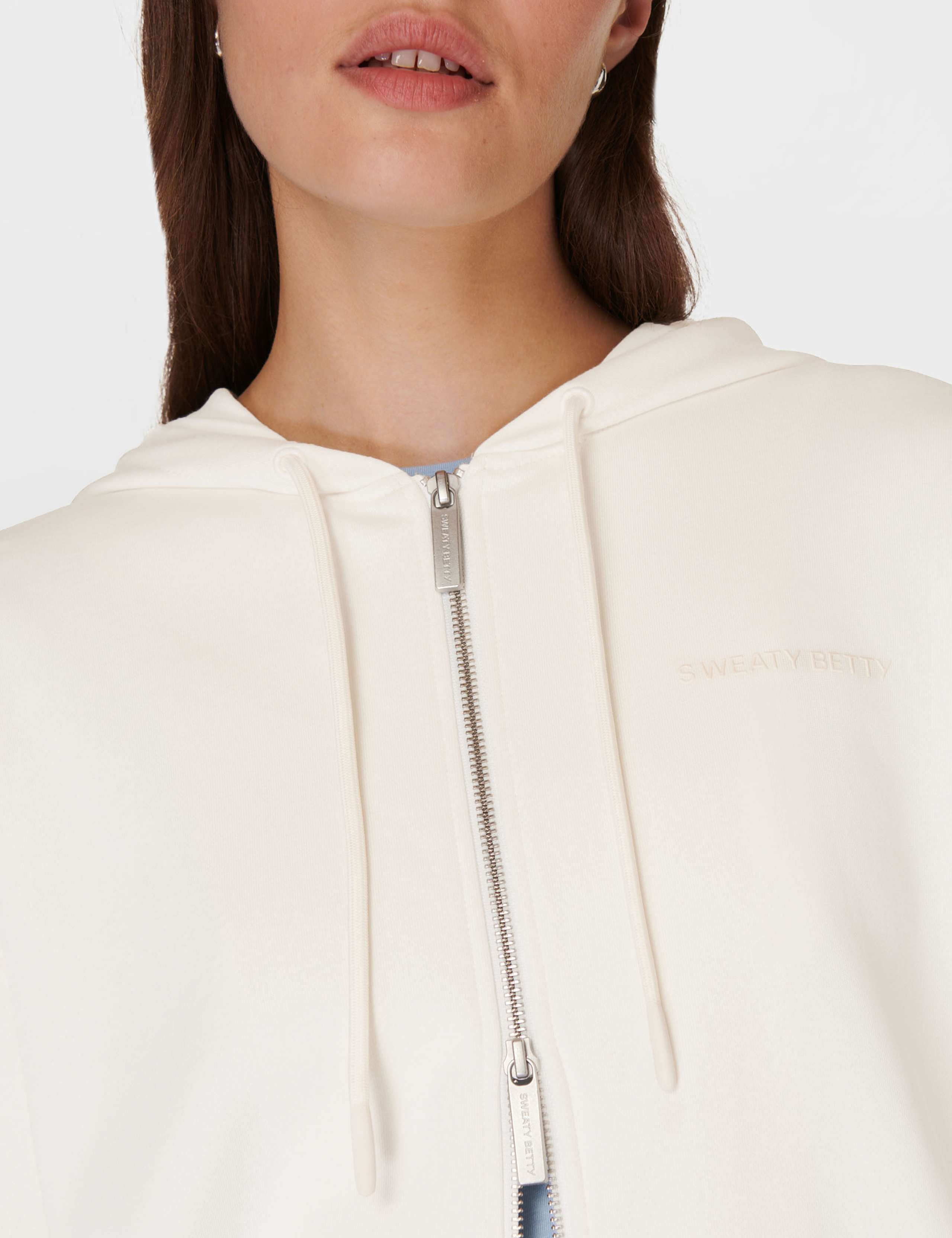 Revive Cotton Rich Zip Up Relaxed Hoodie 4 of 6