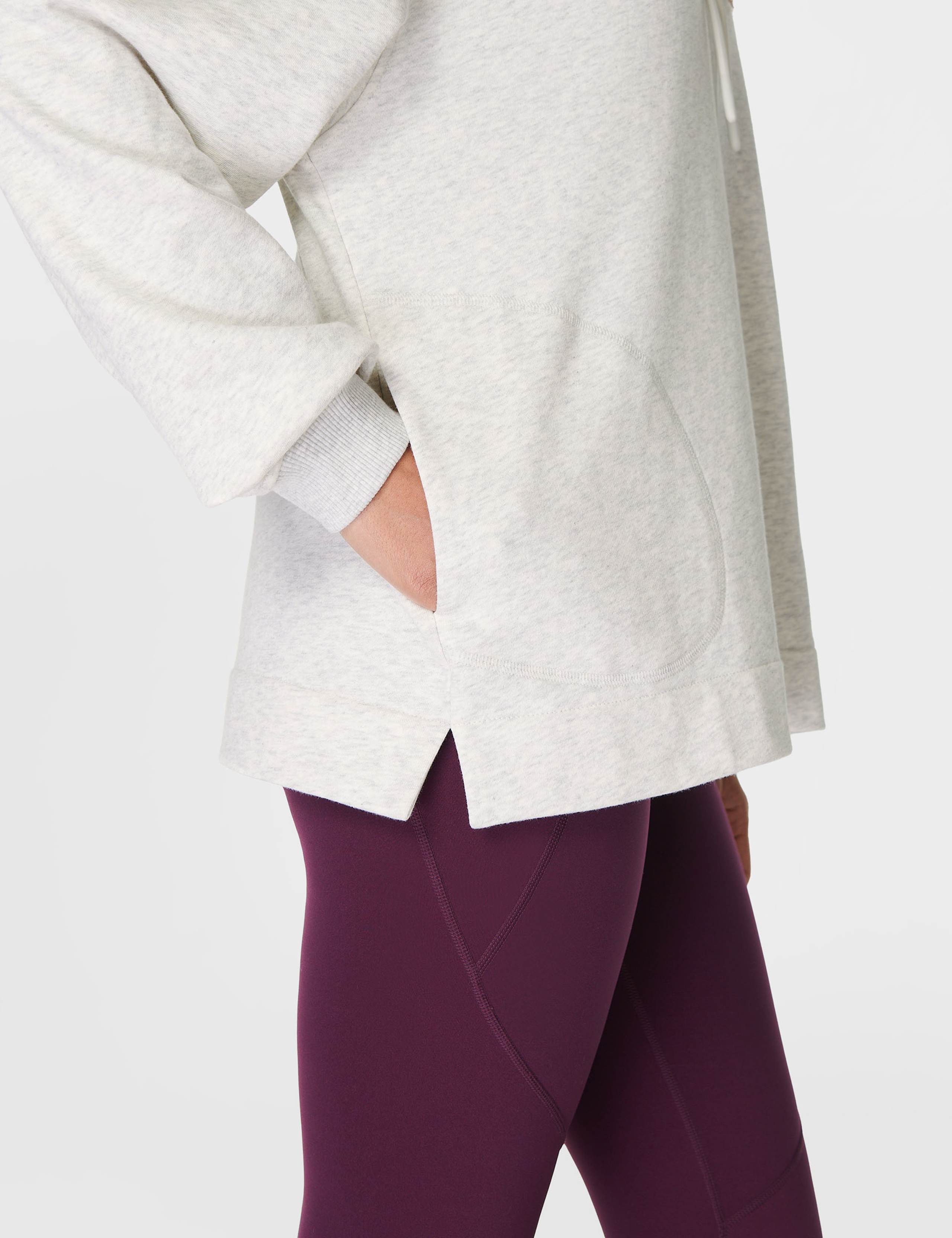 Revive Cotton Rich Longline Hoodie 6 of 6