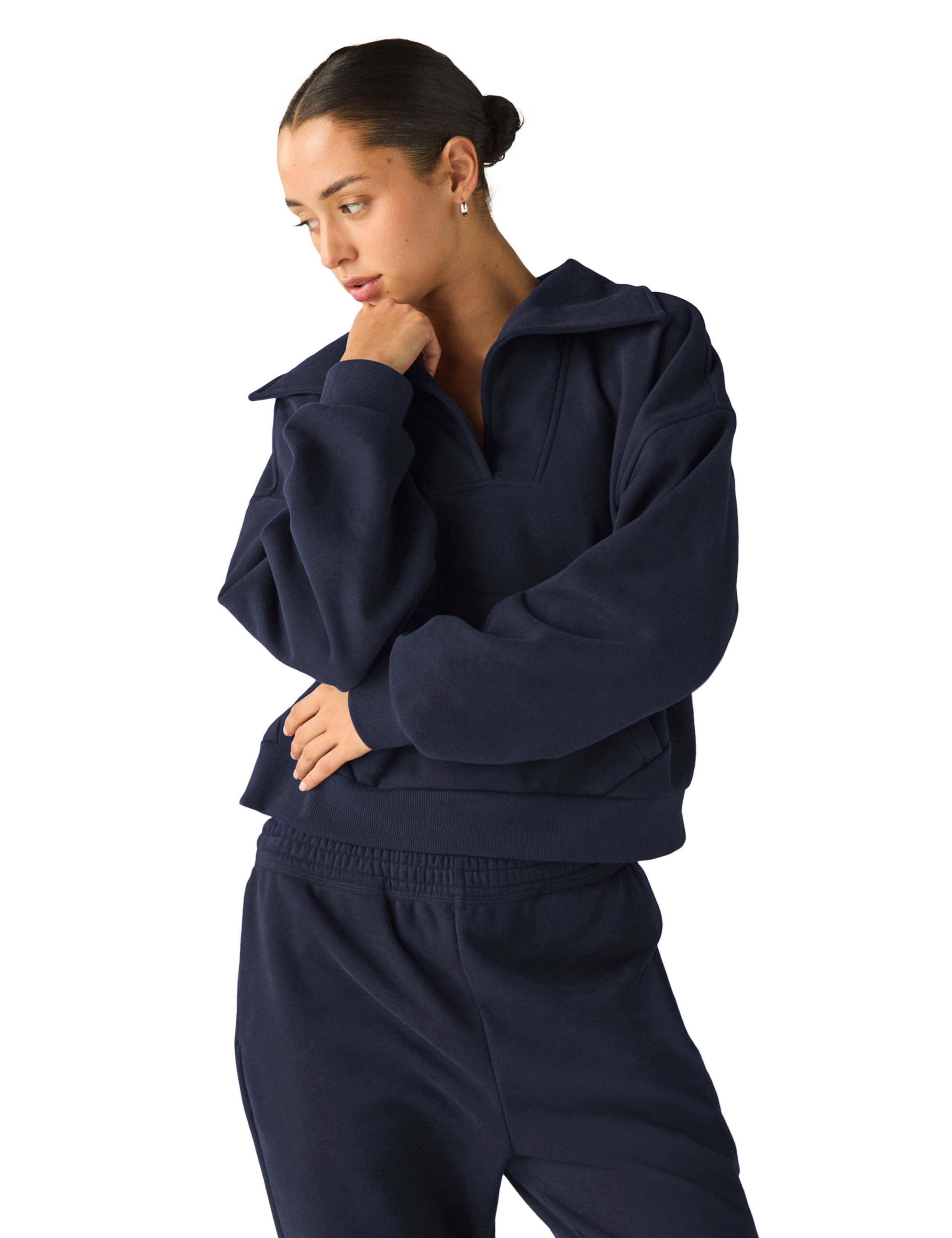 Street Smart Cotton Rich Collared Sweat-shirt 3 of 5