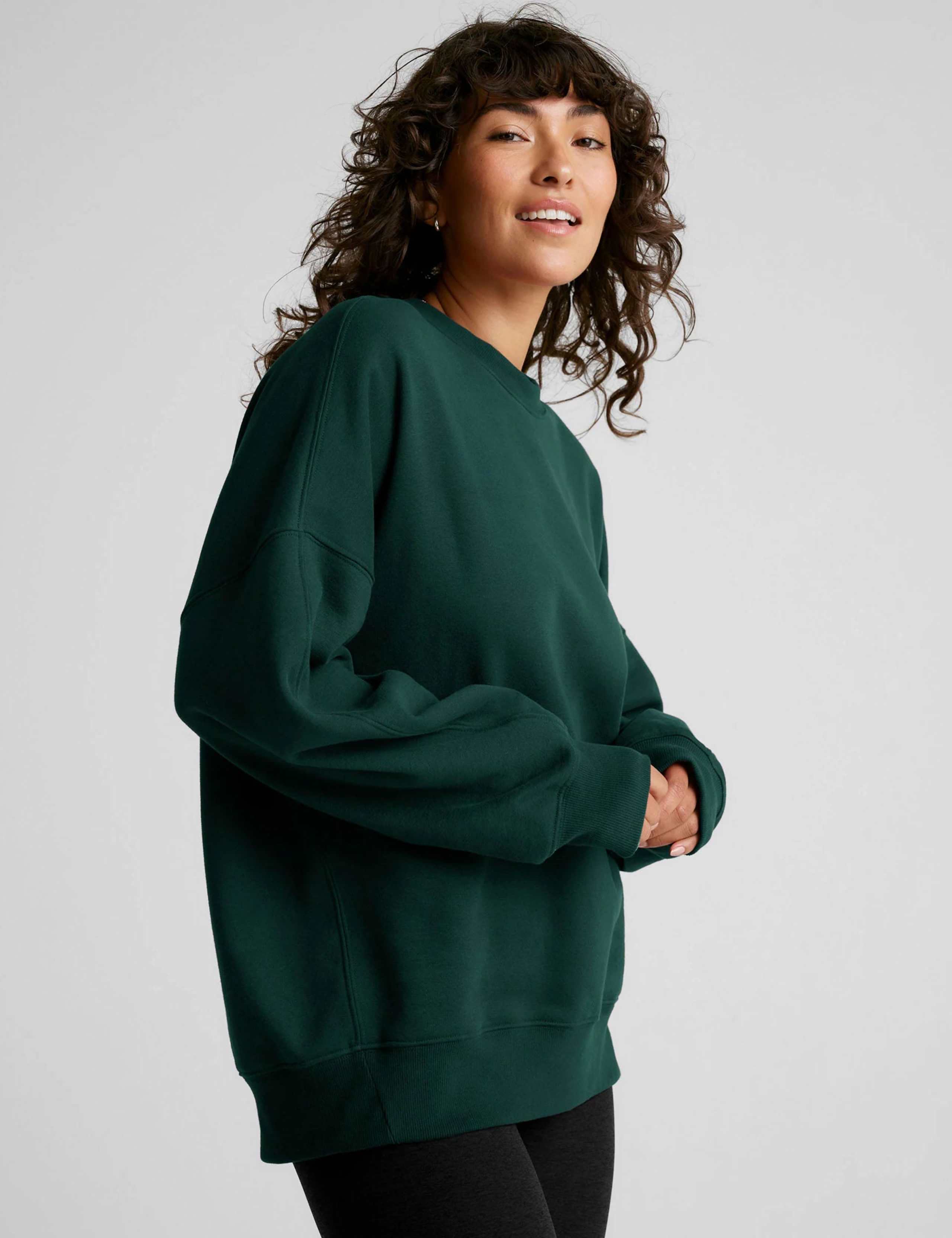 Solstice Cotton Rich Crew Neck Sweatshirt 3 of 4