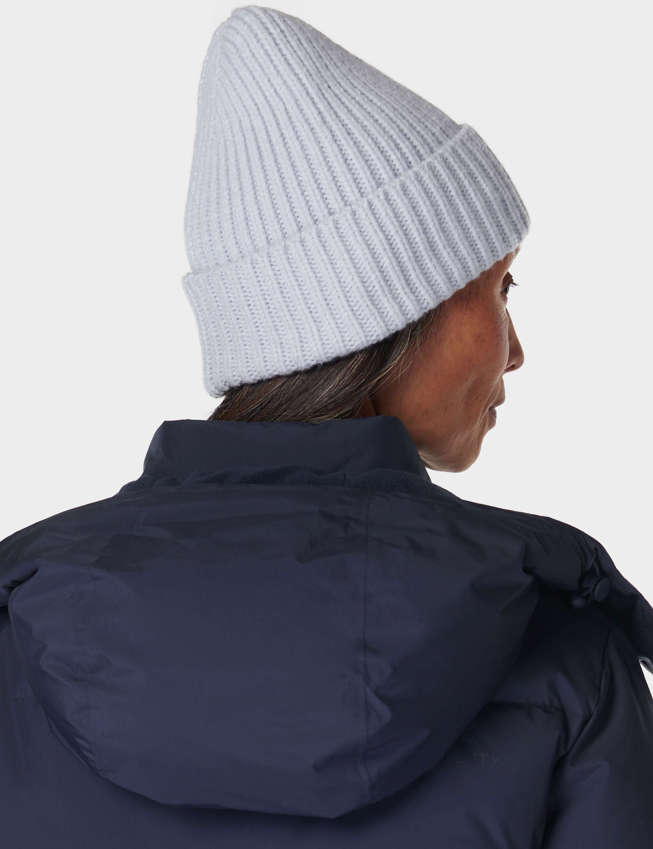 Snowfall Rib Turn Up Beanie Hat 4 of 5