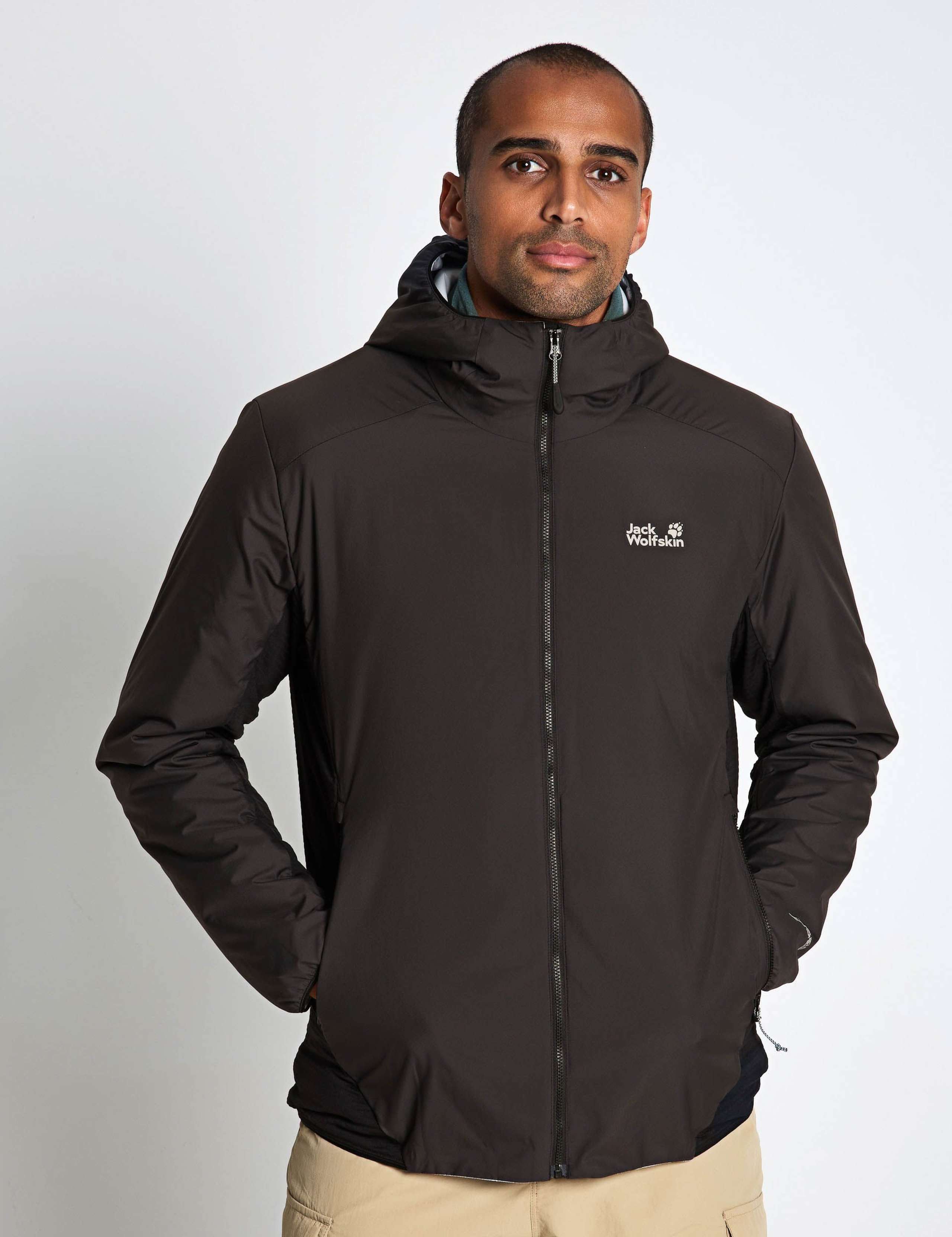 Lightweight Hybrid Hooded Trail Jacket 1 of 6