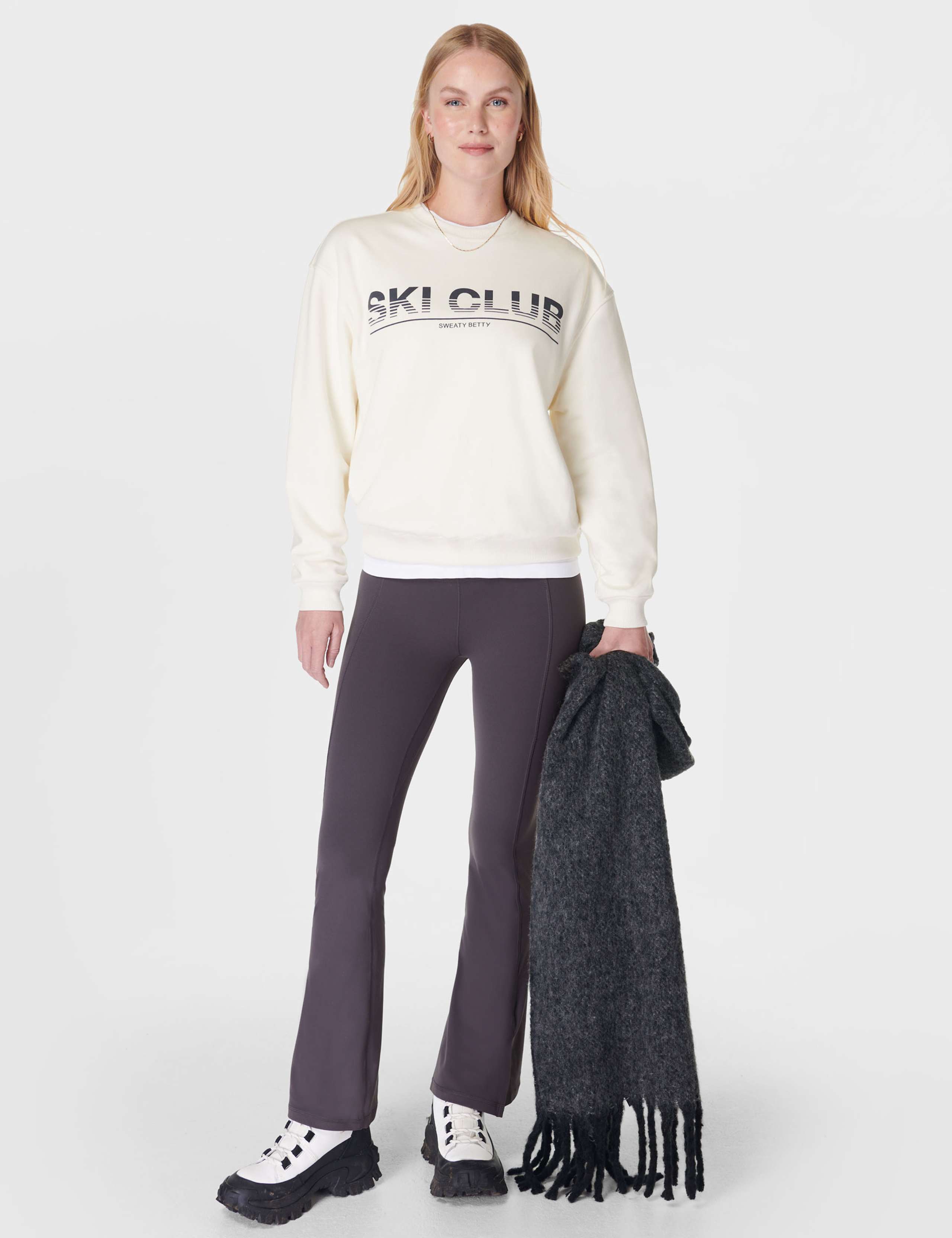 Ski Club Cotton Rich Relaxed Sweatshirt 3 of 6