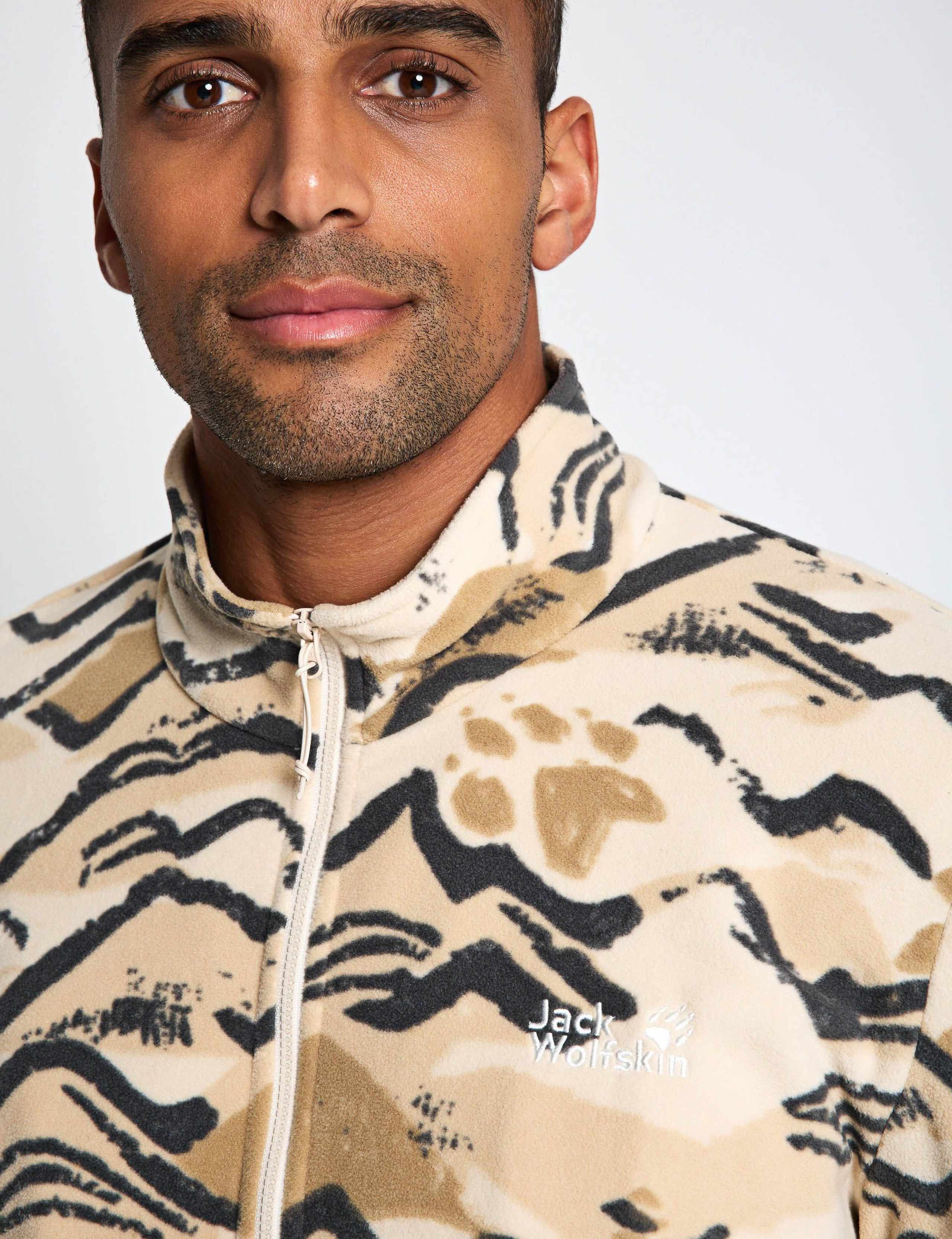 Half Zip Animal Print Jumper 4 of 4