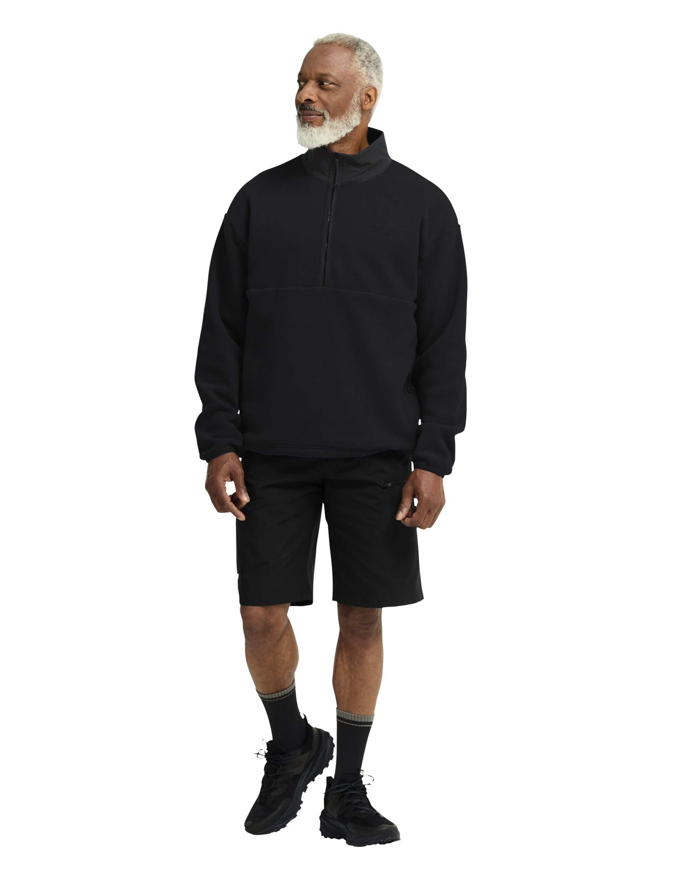 Sumetro Half Zip Funnel Neck Fleece Jacket 5 of 6