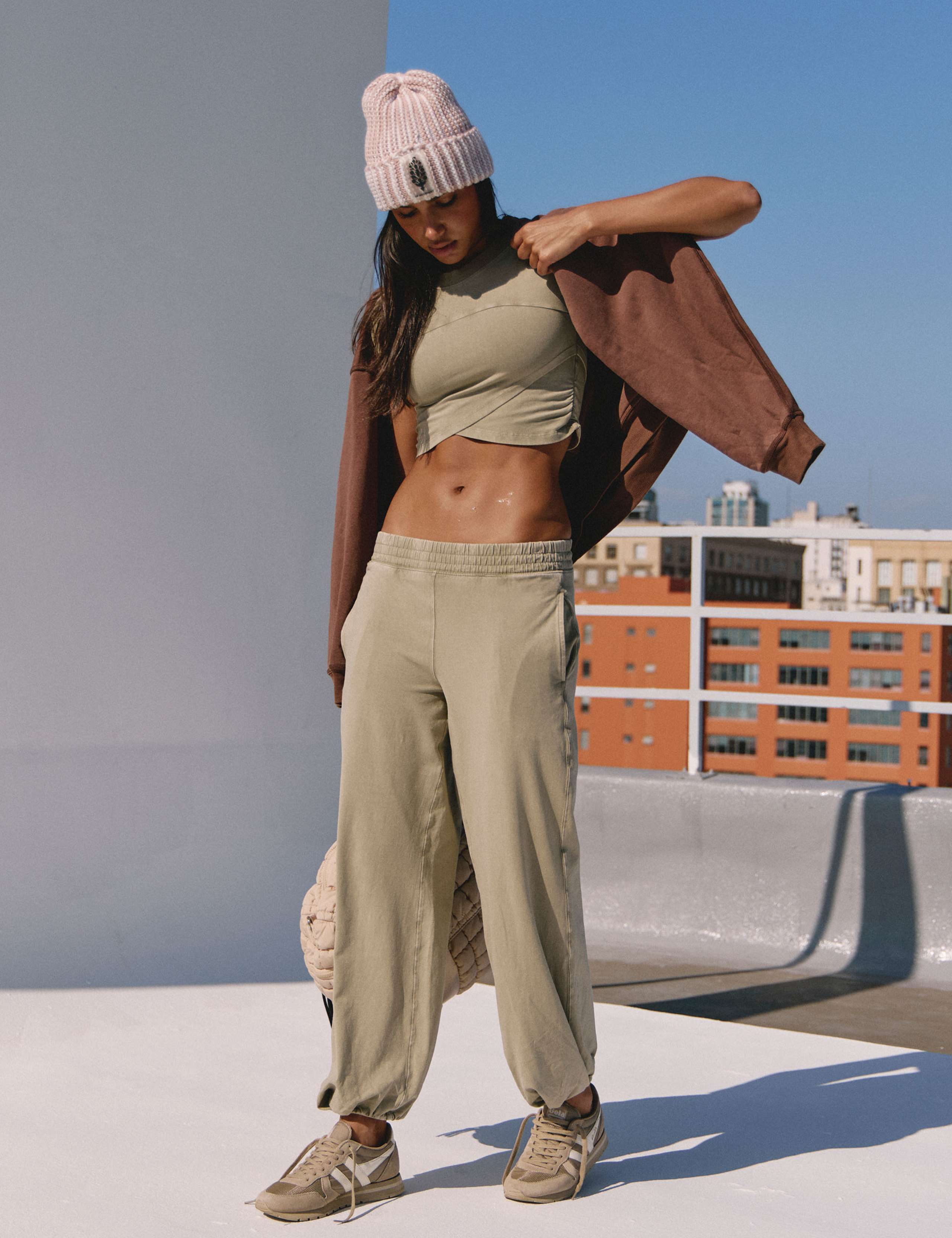 2pc Hot Shot Crossover Top & Joggers Set 2 of 6