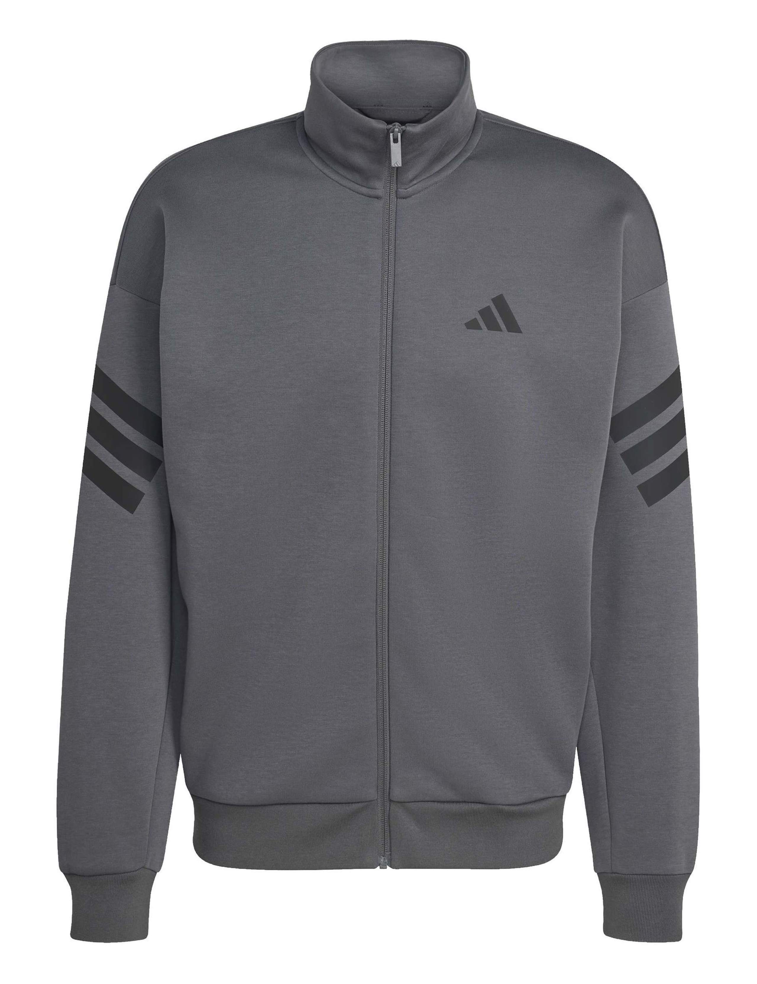 Cotton-Blend Funnel Neck Zip Sports Jacket 2 of 6