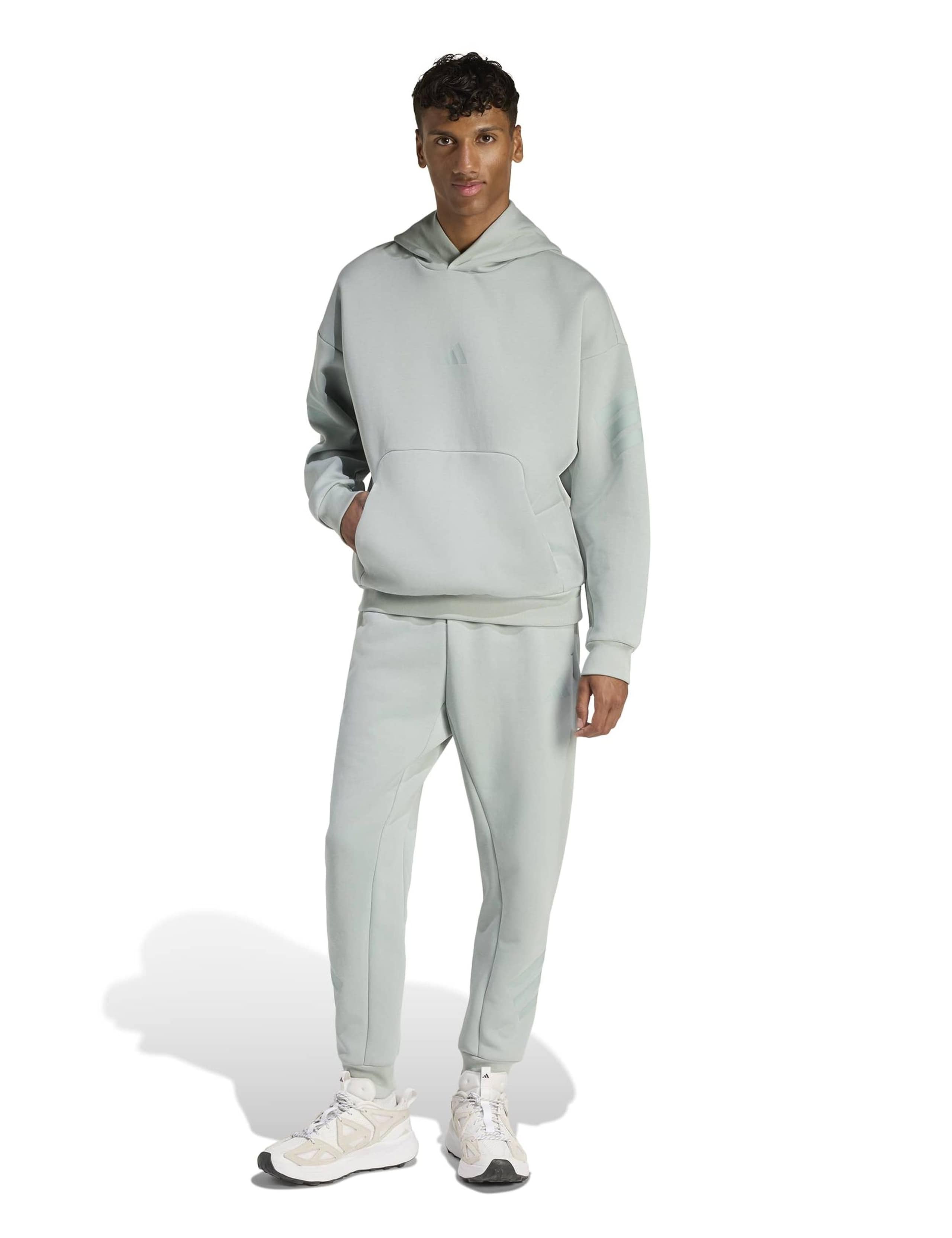 Cotton Blend Long Sleeve Hoodie 5 of 6