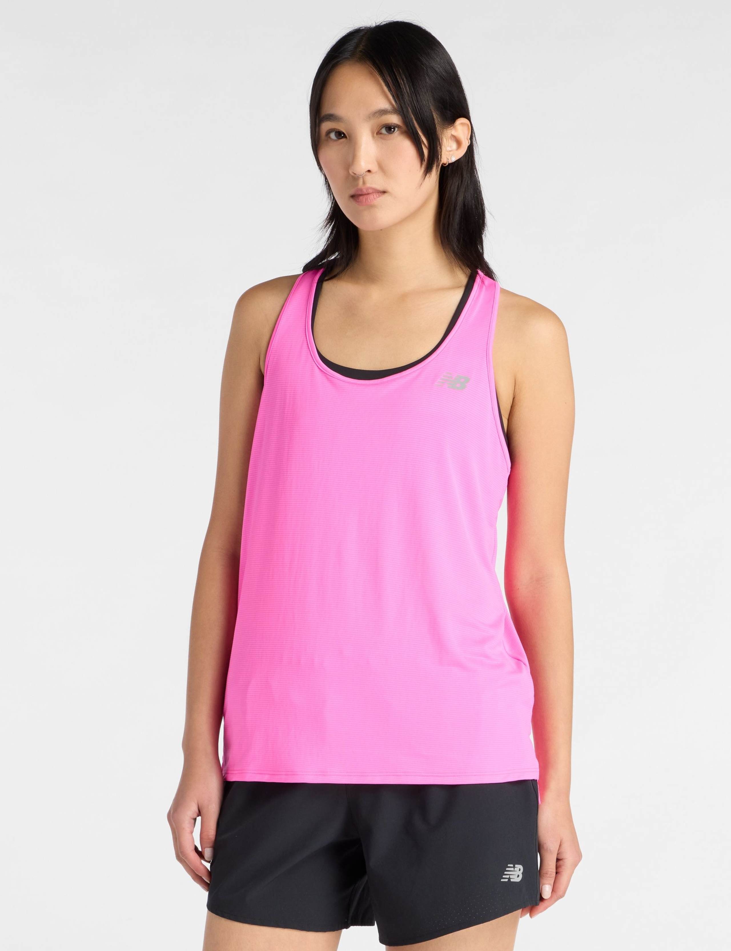 Scoop Neck Racer Back Sports Vest Top 1 of 6