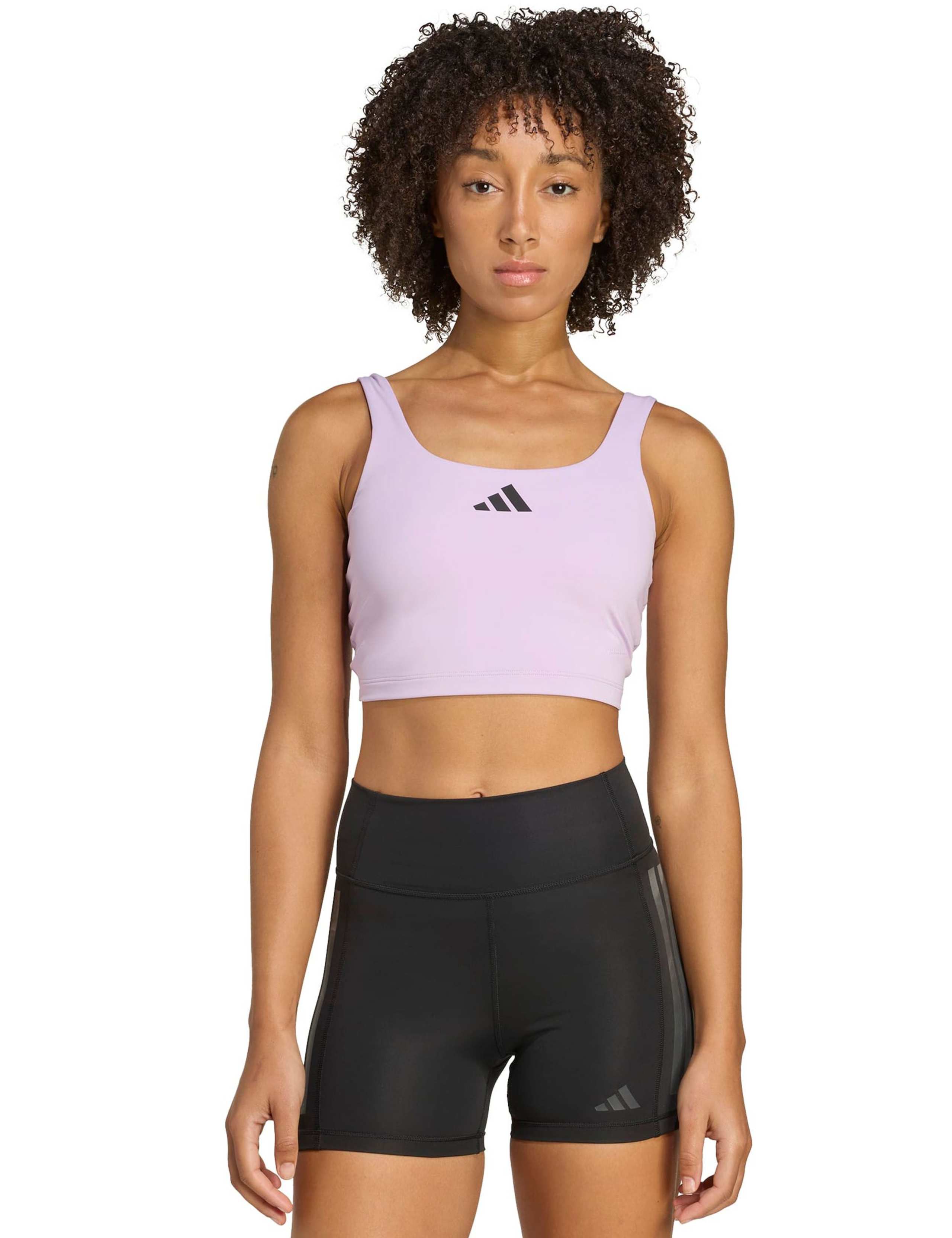 Power 3-Stripes Racer Back Vest Top with Bra 1 of 7