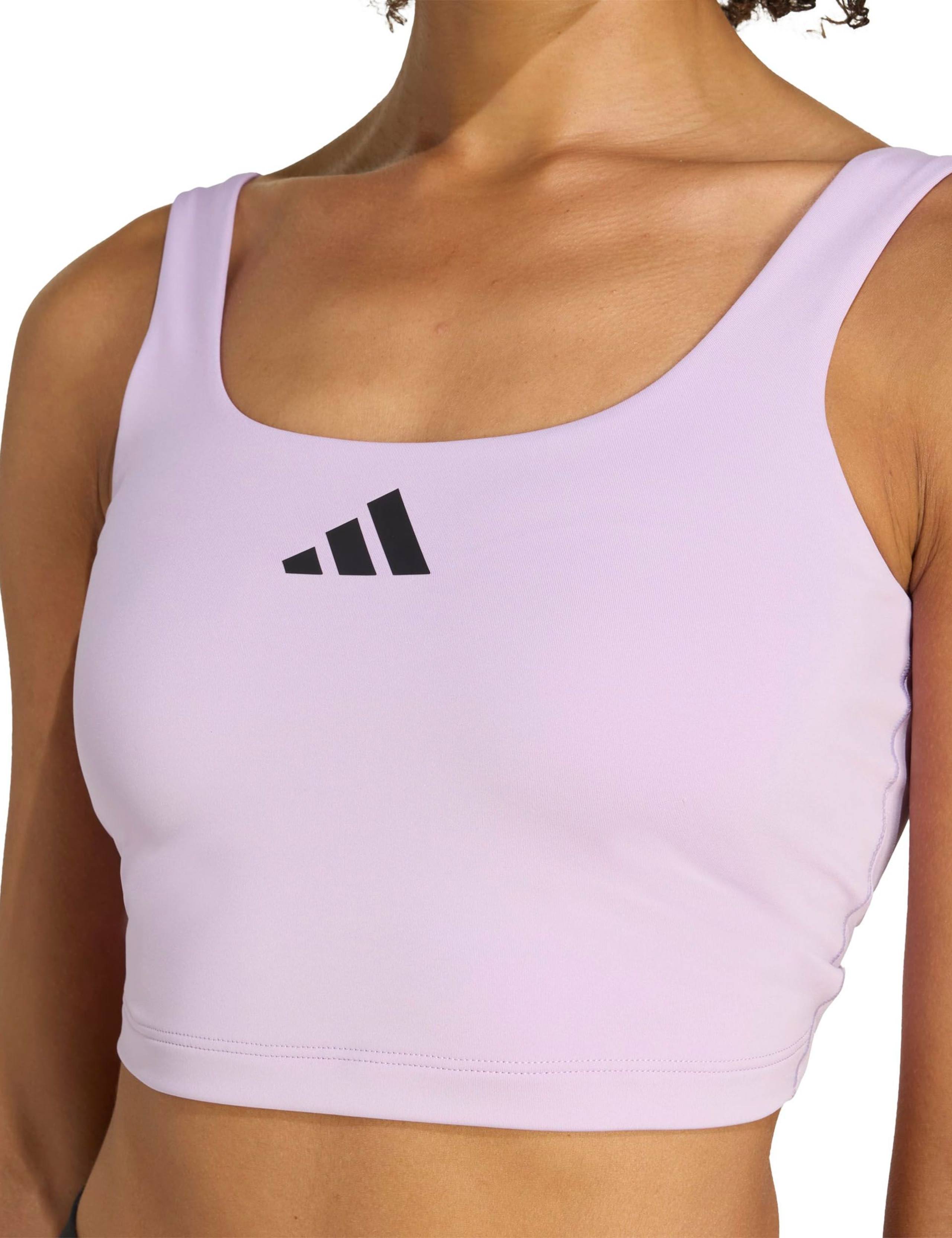 Power 3-Stripes Racer Back Vest Top with Bra 3 of 7