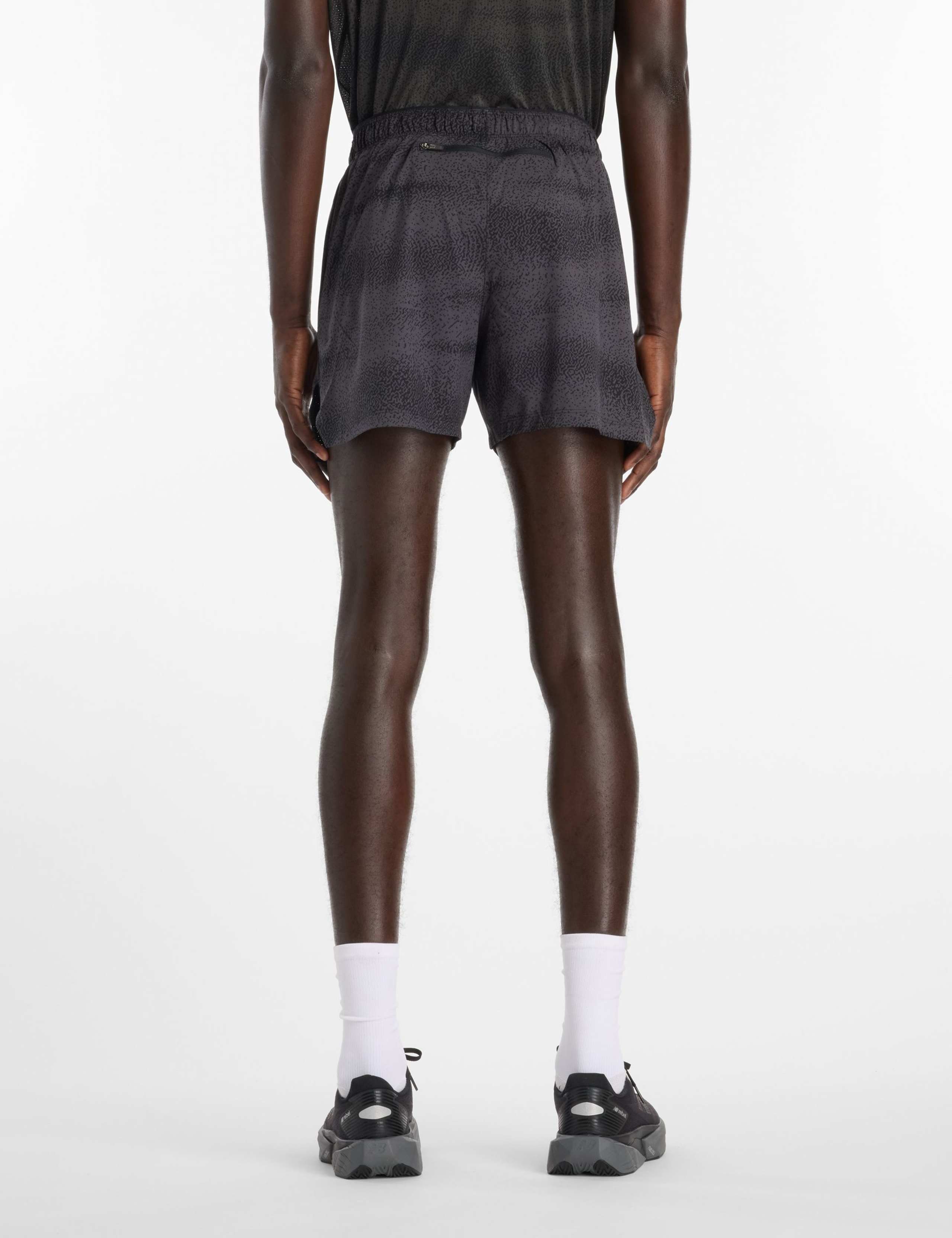 Printed Stretch Zip Pocket Running Shorts 2 of 7