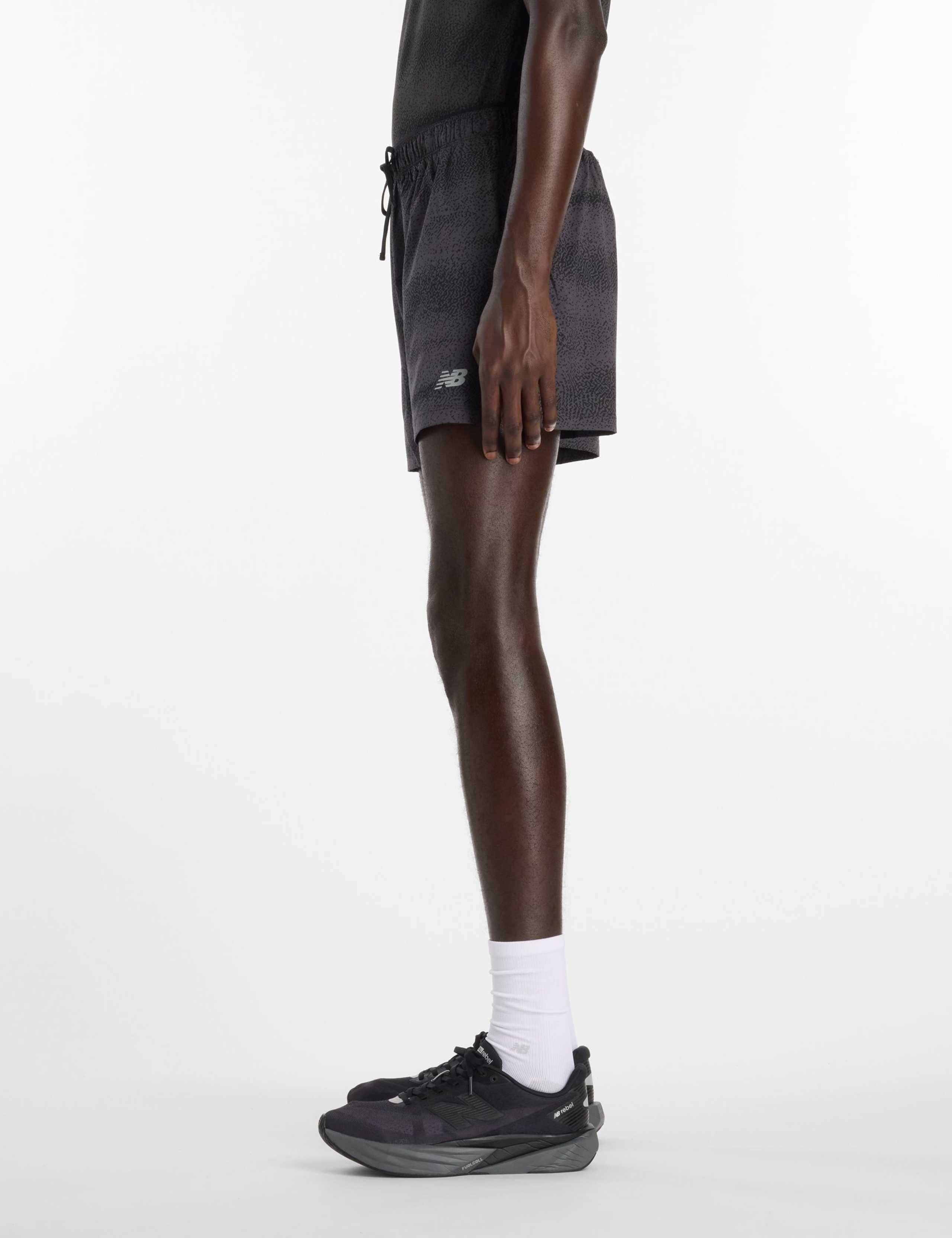 Printed Stretch Zip Pocket Running Shorts 5 of 7