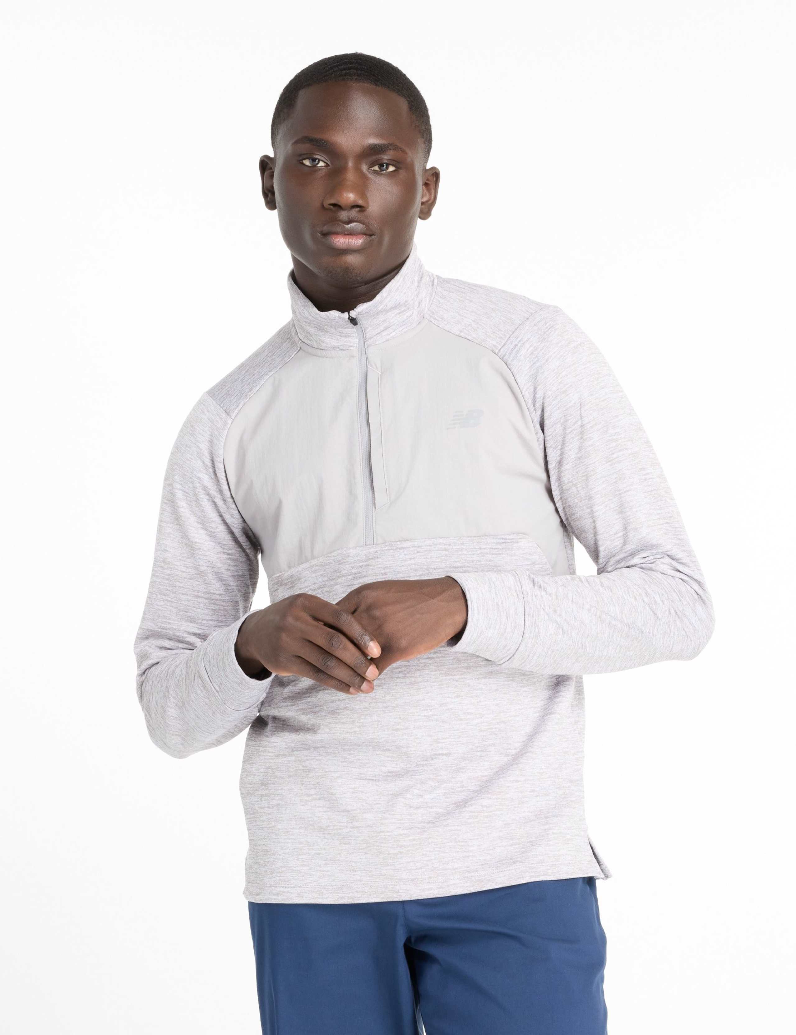 Half Zip Funnel Neck Training Top 1 of 8