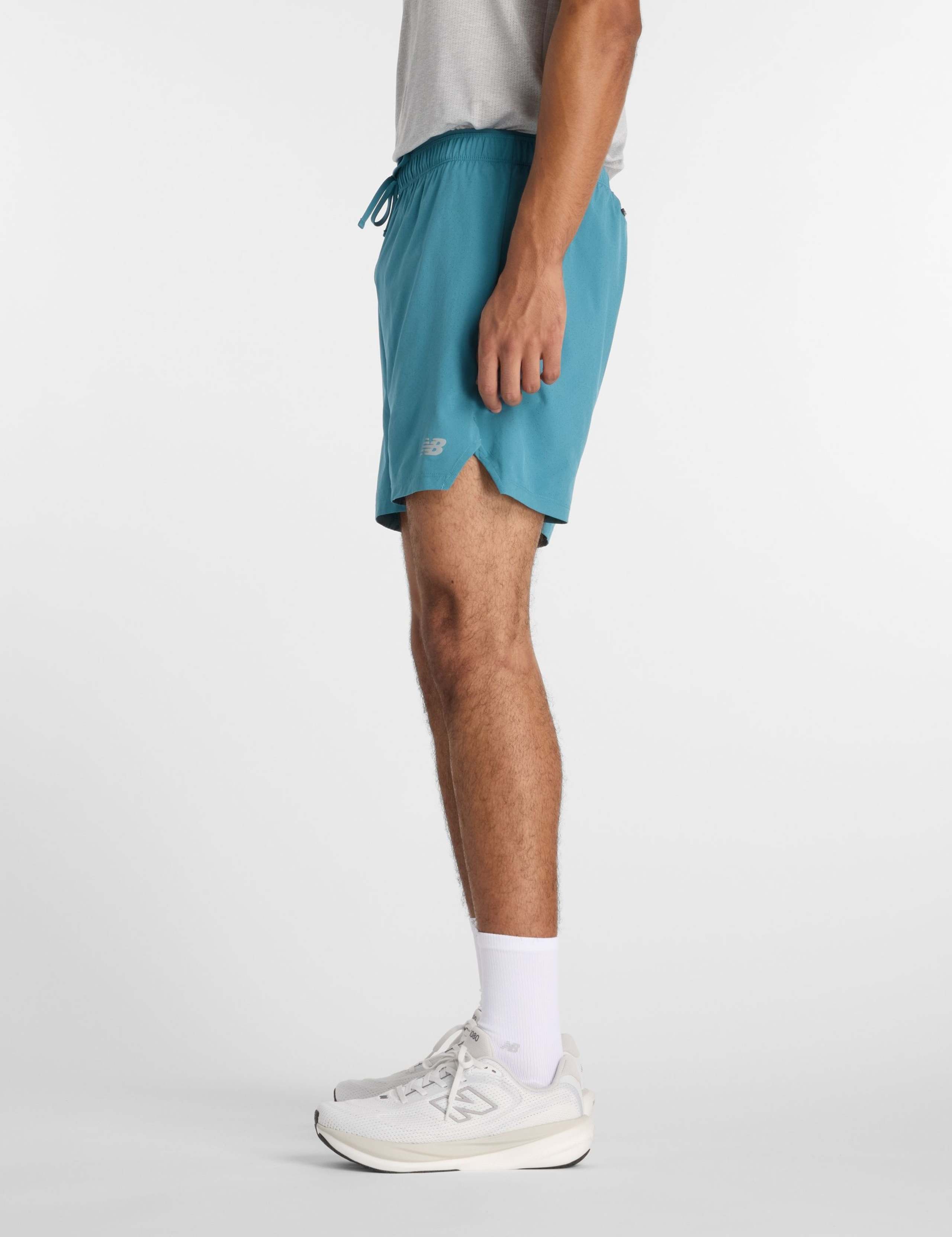 Woven Stretch Longer Length Running Shorts 3 of 6