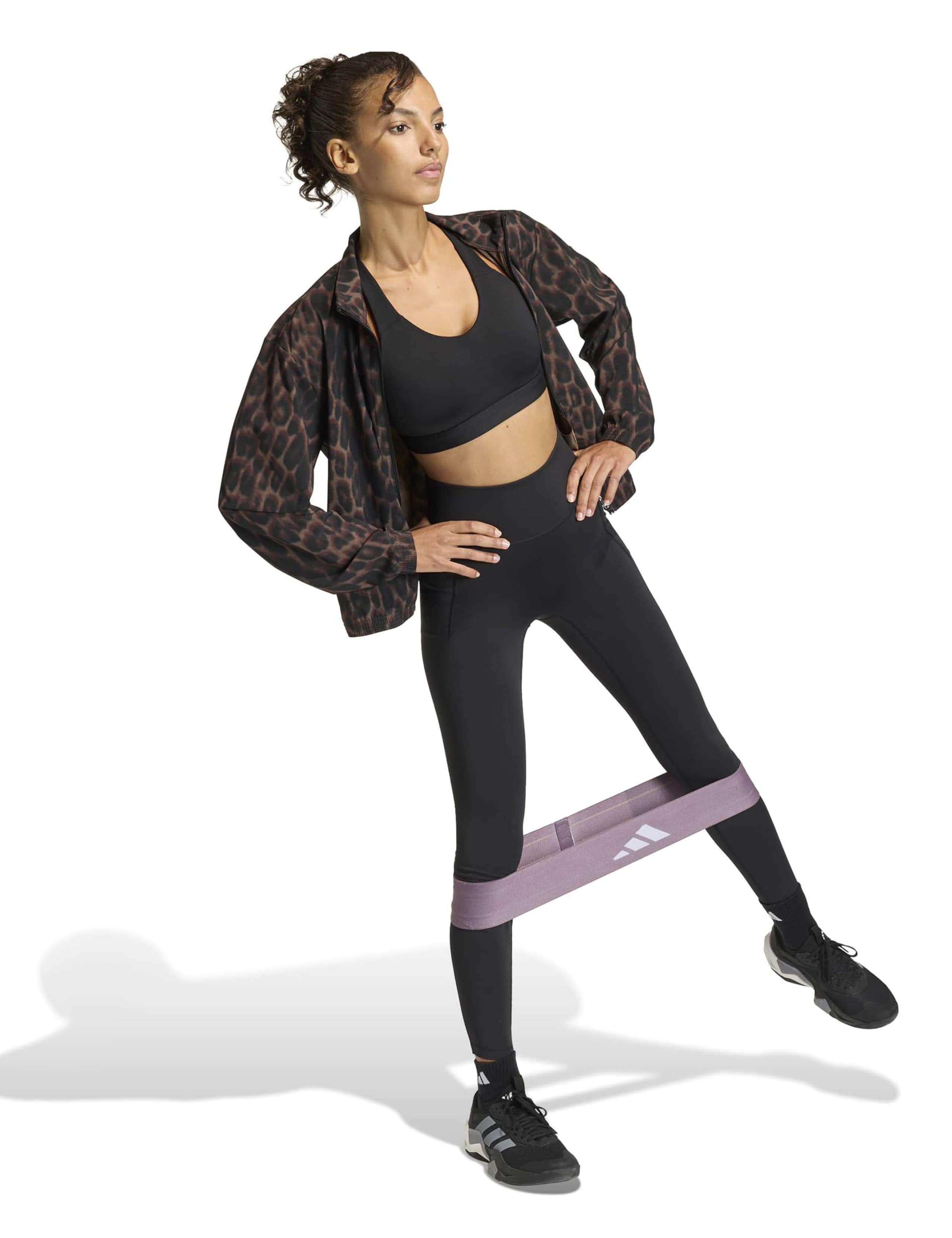 Workout Essentials Leopard Woven Jacket 3 of 6