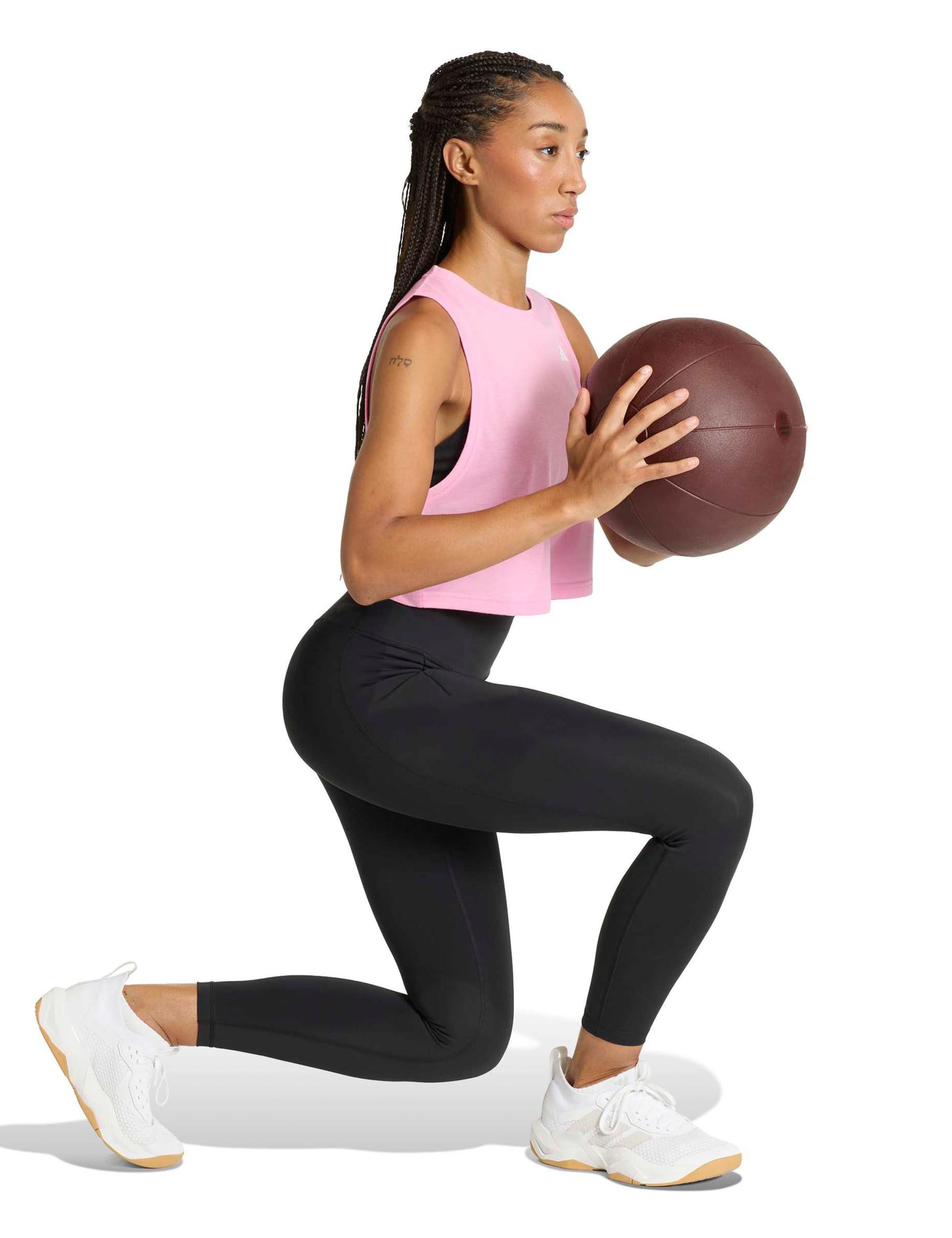 Train Essentials Boxy Gym Crop Vest Top 5 of 6