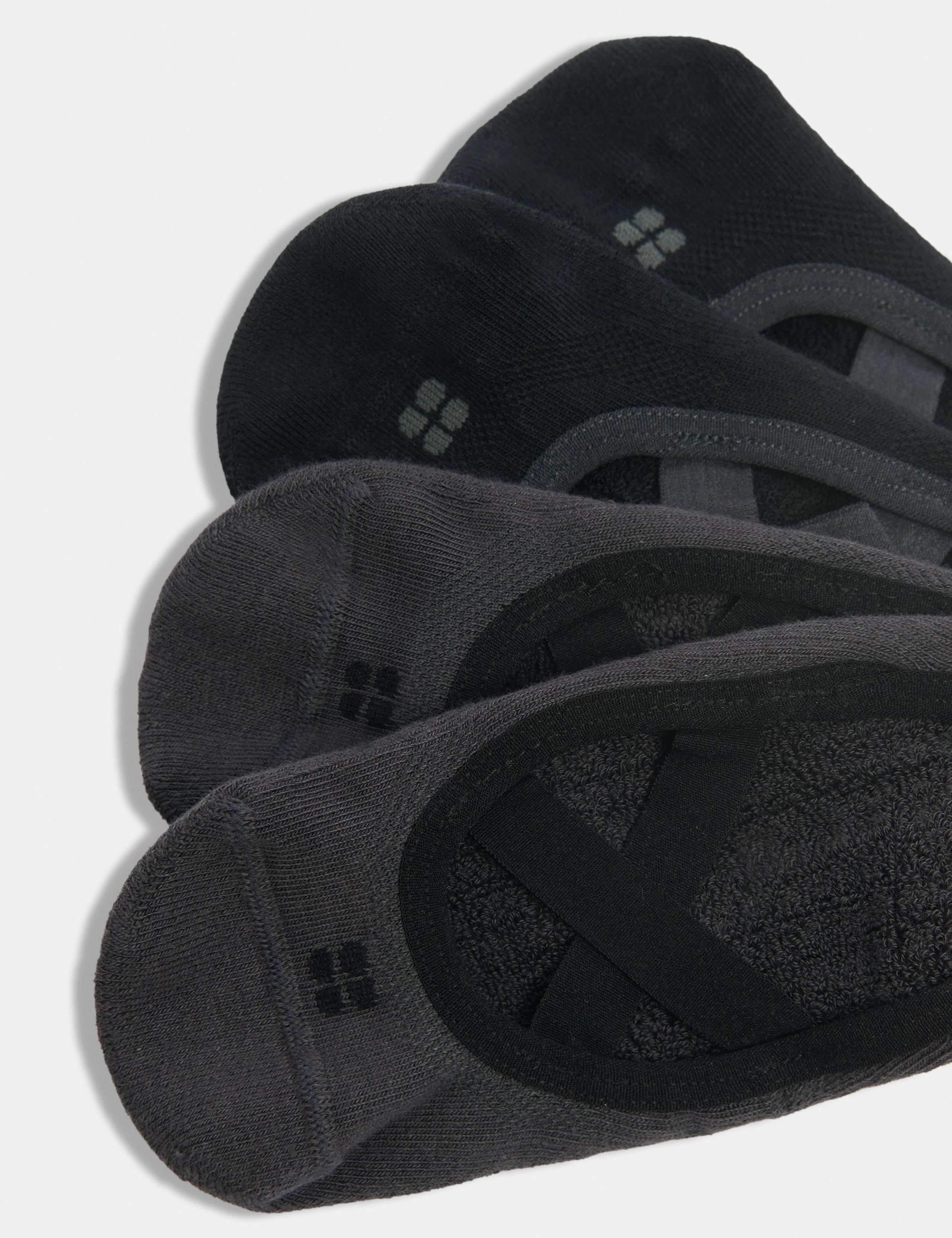 2 Pack Ballet Gripper Cotton Rich Yoga Socks 2 of 4