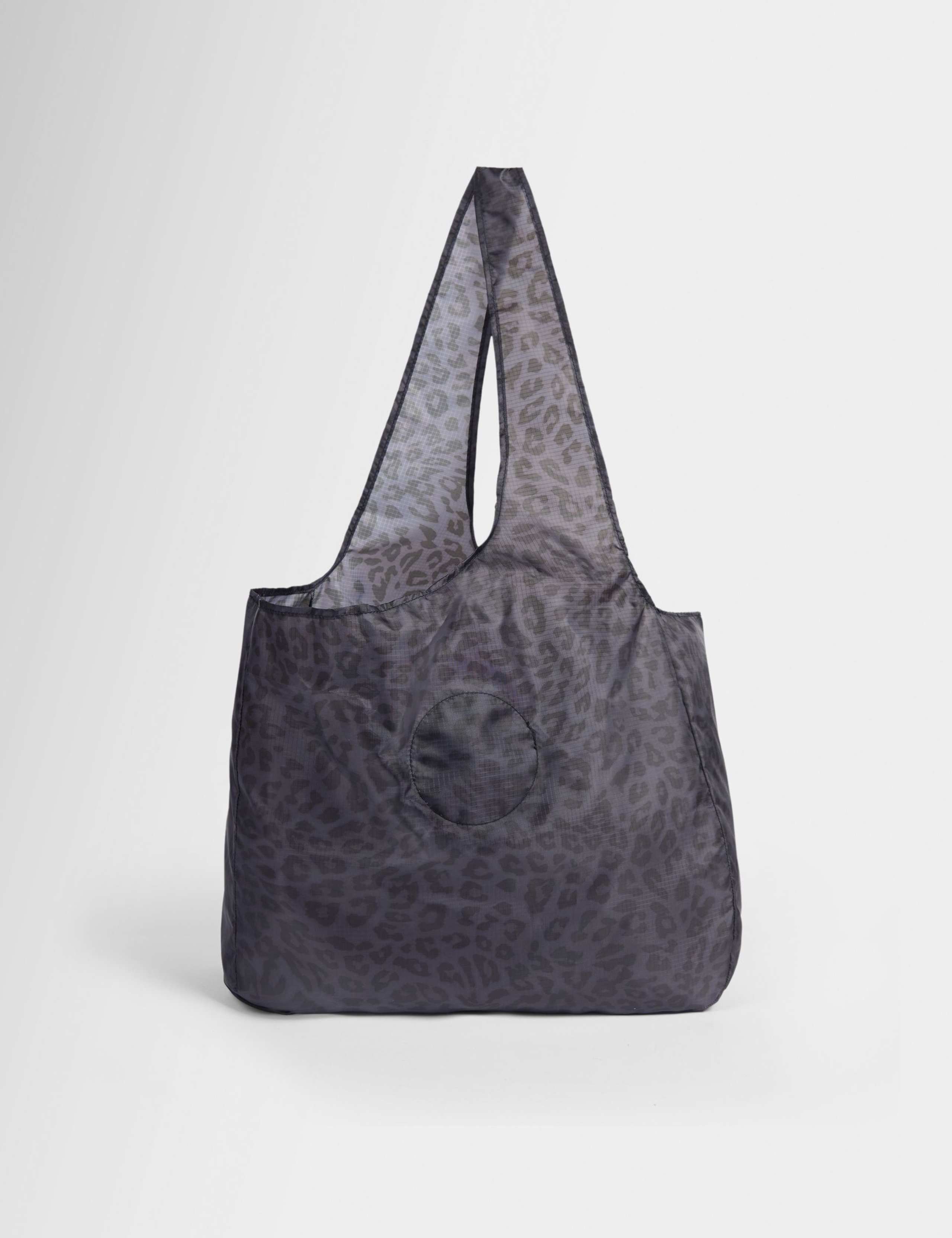 Leopard Print Packable Tote Bag 2 of 4