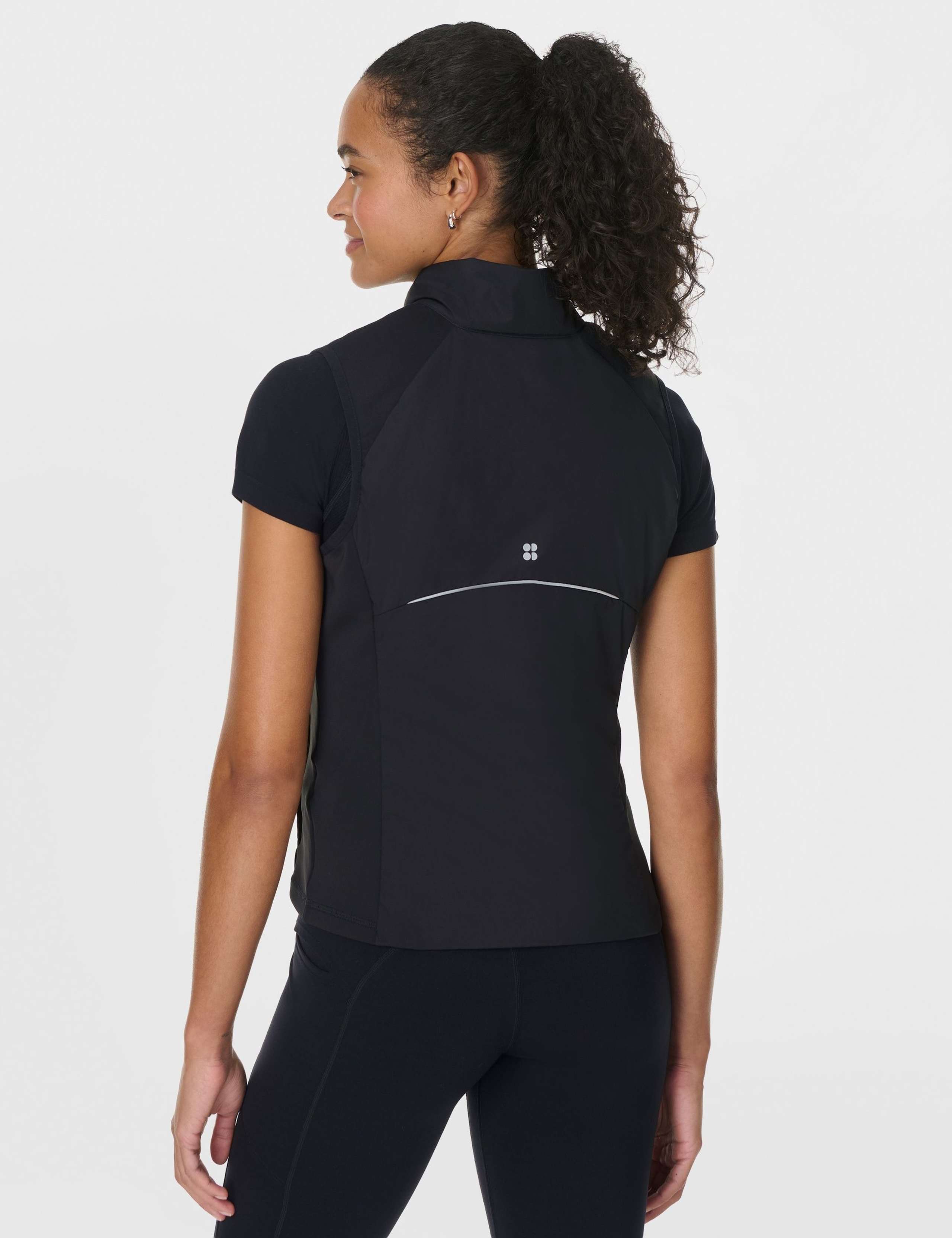 Limitless Run Thermal Zip Up High Neck Gilet 6 of 6