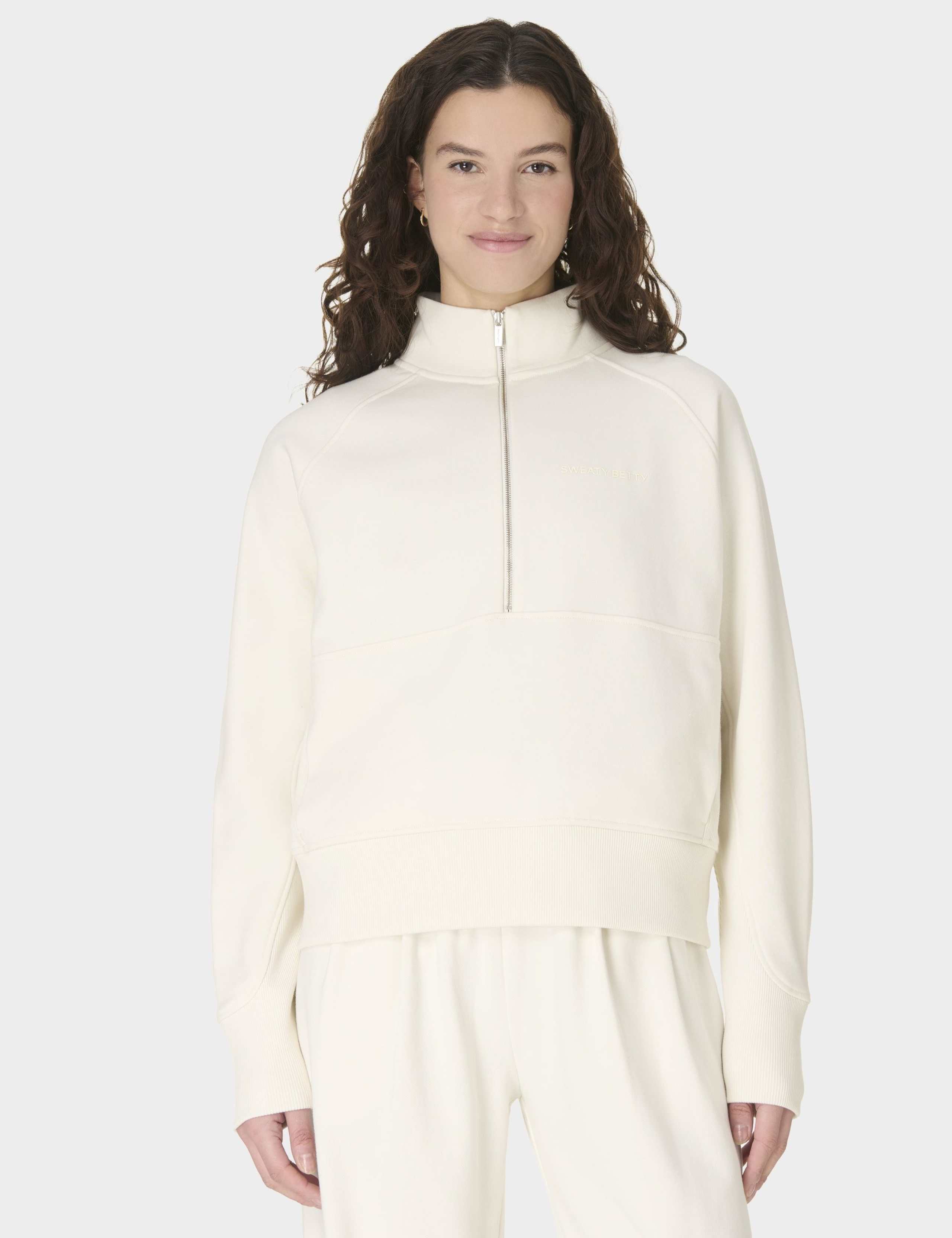 Revive Cotton Rich Half Zip Sweatshirt 1 of 8