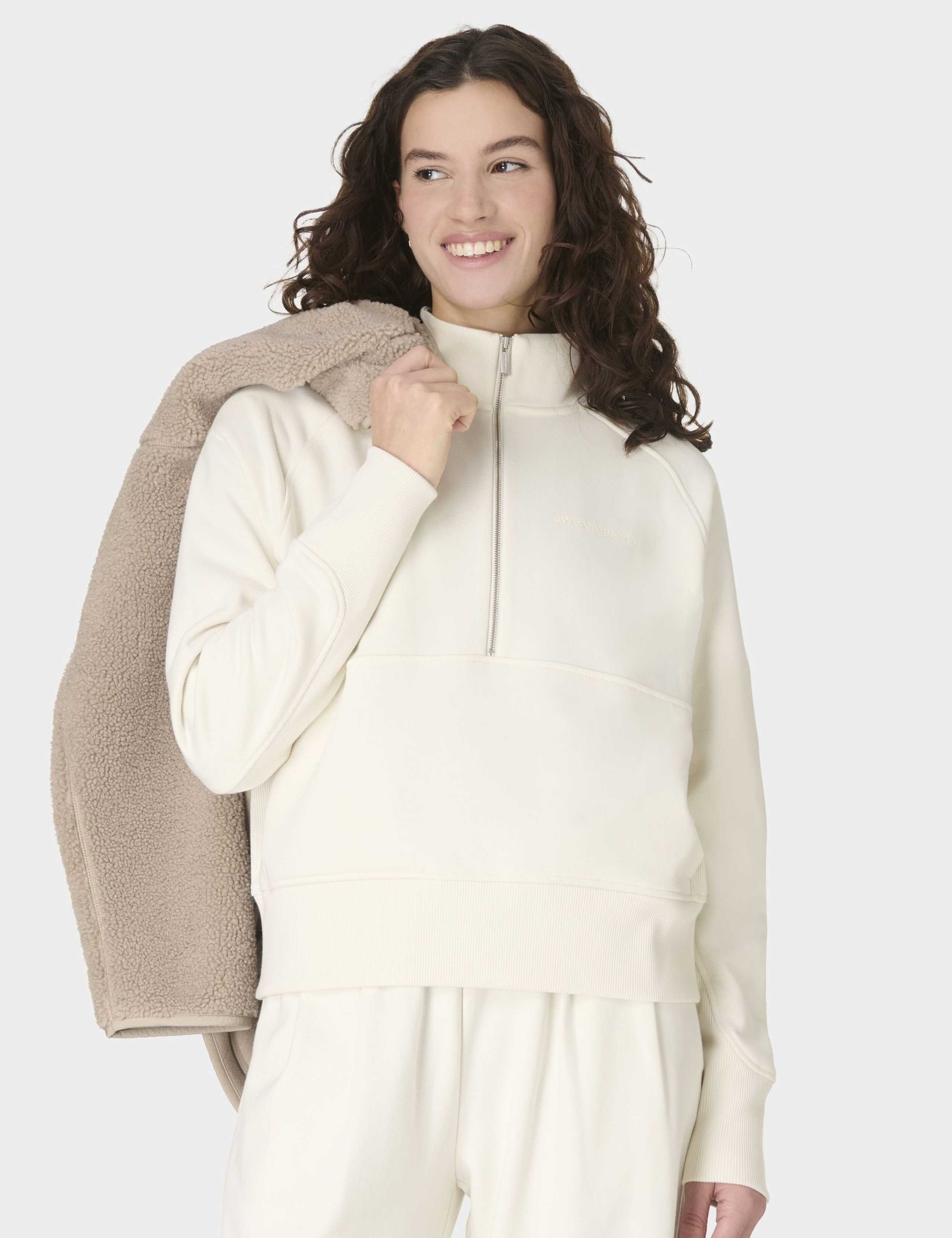 Revive Cotton Rich Half Zip Sweatshirt 8 of 8