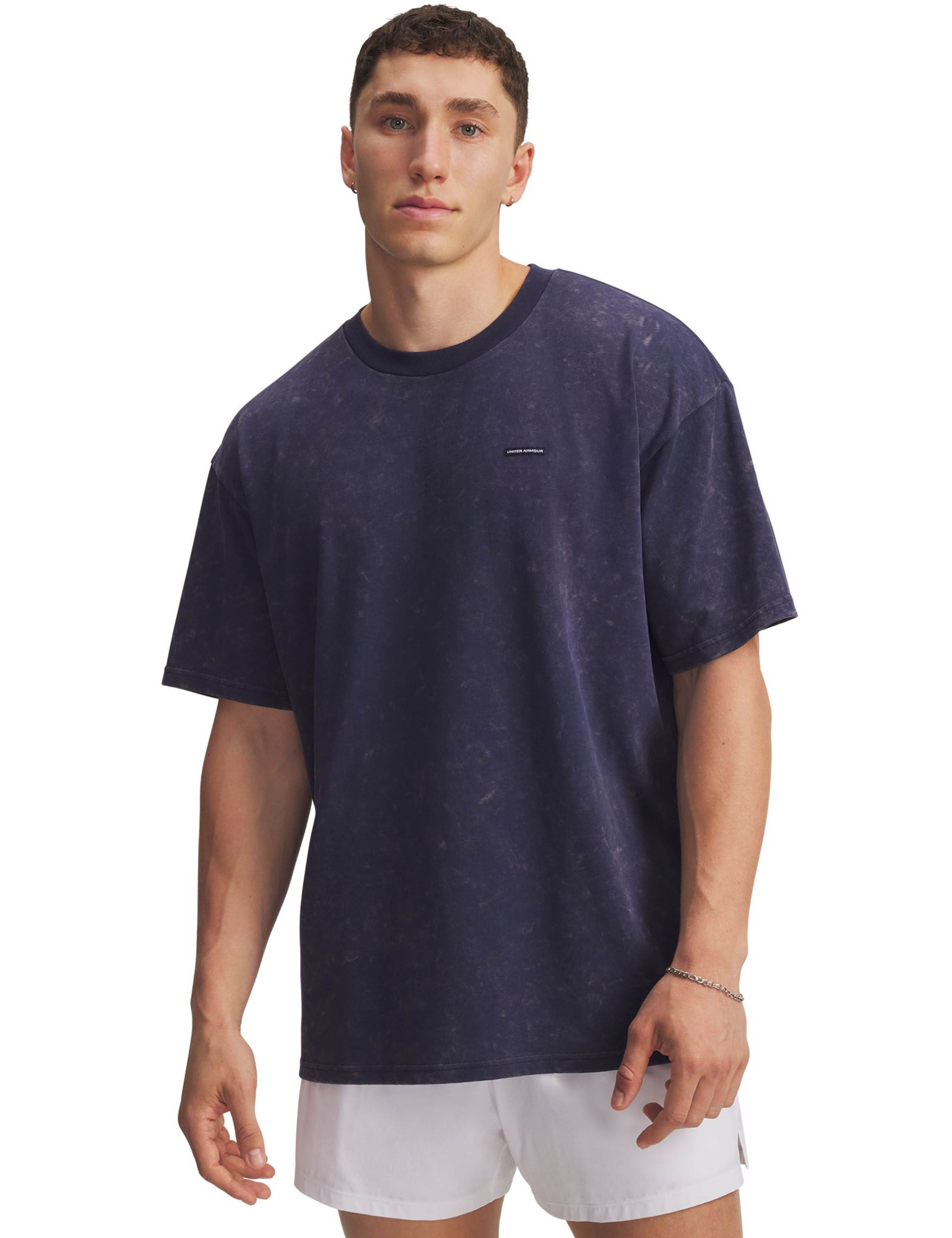 Heavyweight Oversized Cotton Rich T-Shirt 1 of 4