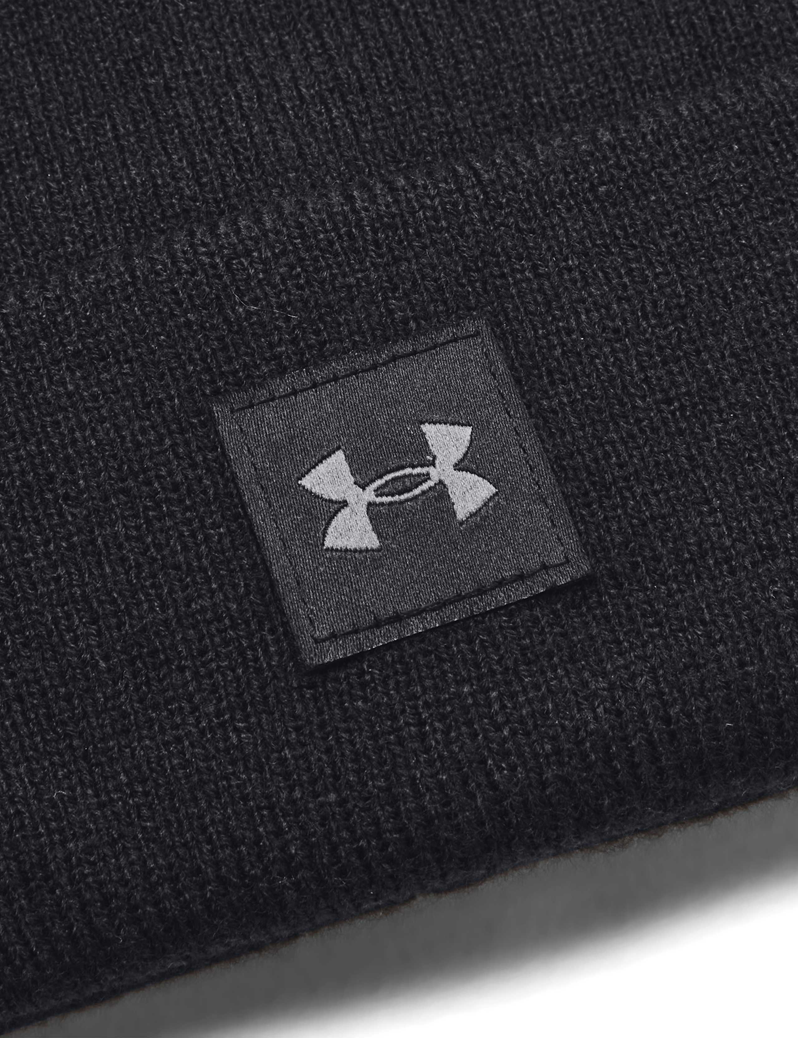Halftime Cuff Knitted Rib Beanie Hat 2 of 2