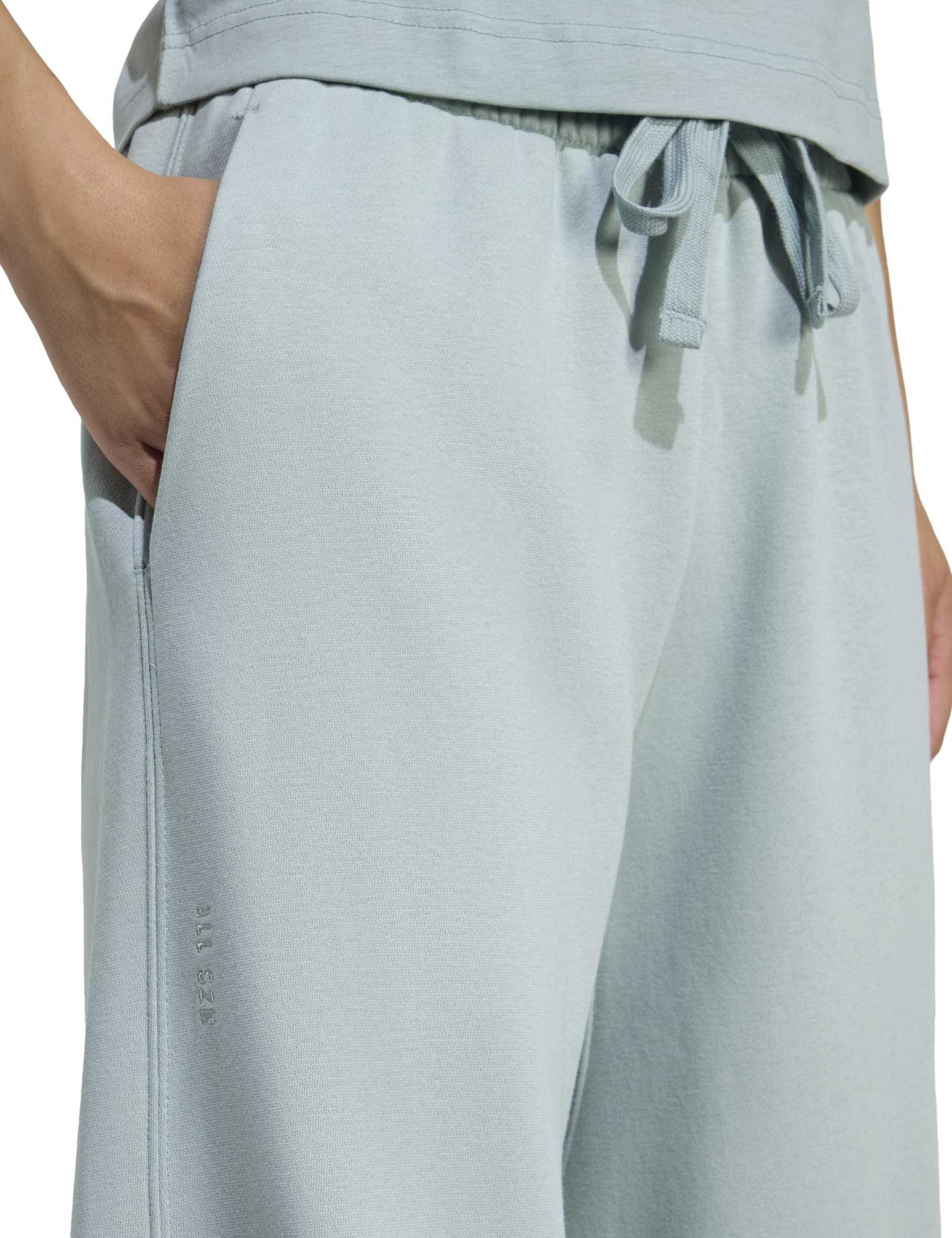 Cotton Rich Drawstring Wide Leg Joggers 3 of 6