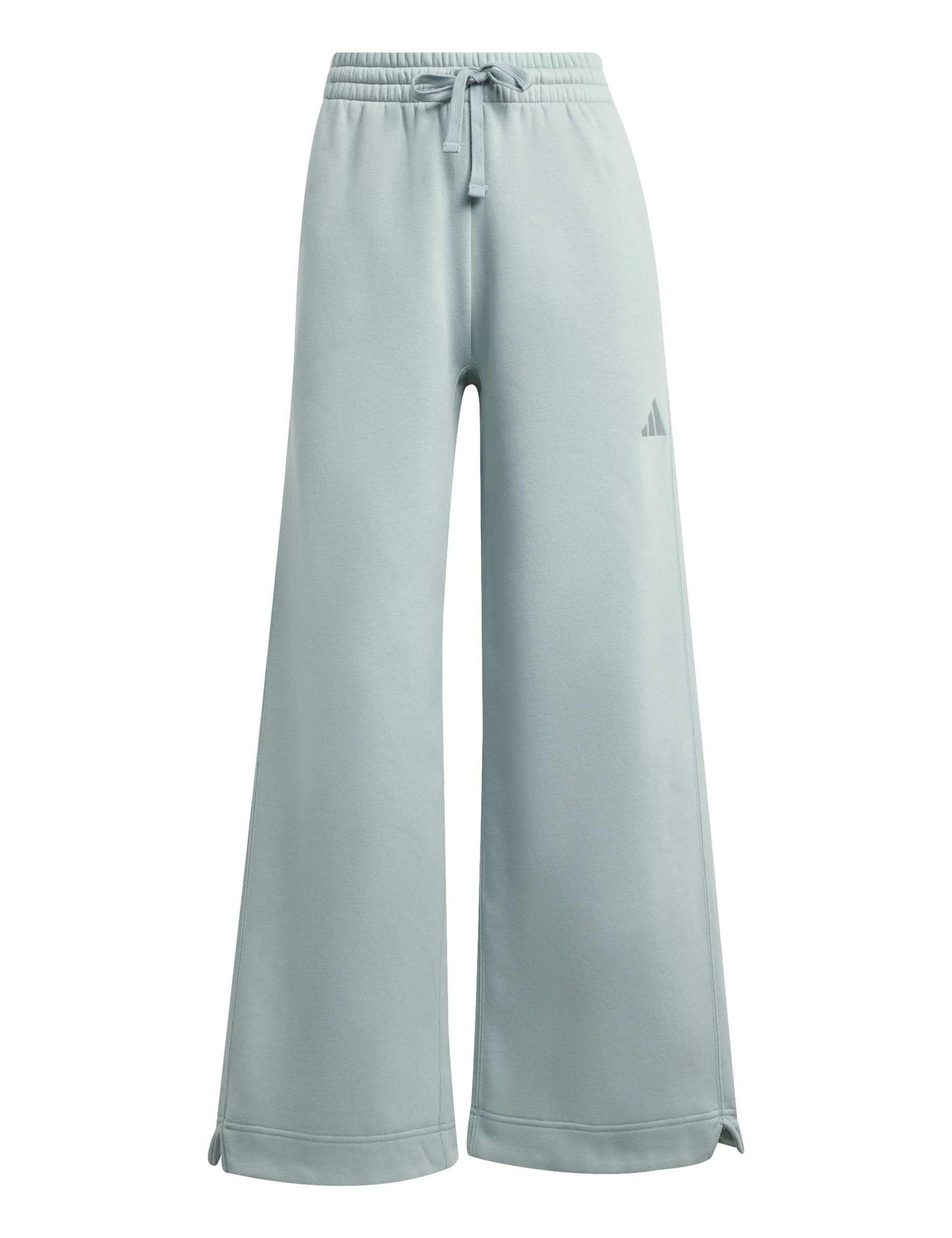 Cotton Rich Drawstring Wide Leg Joggers 2 of 6