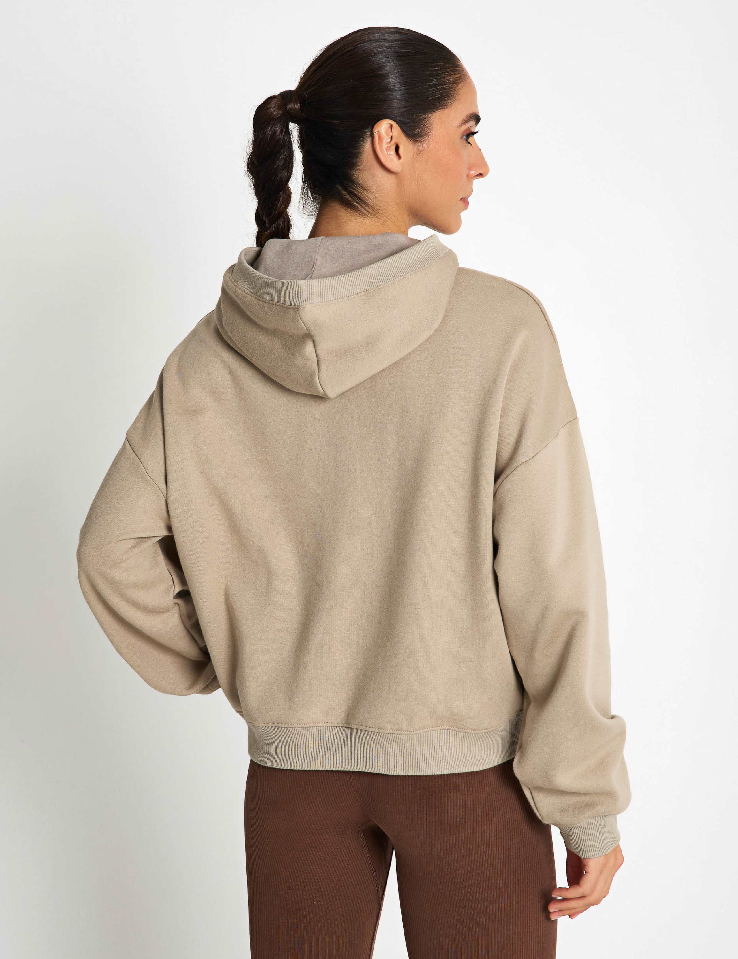 Icon Cotton Rich Fleece Half Zip Hoodie 3 of 6