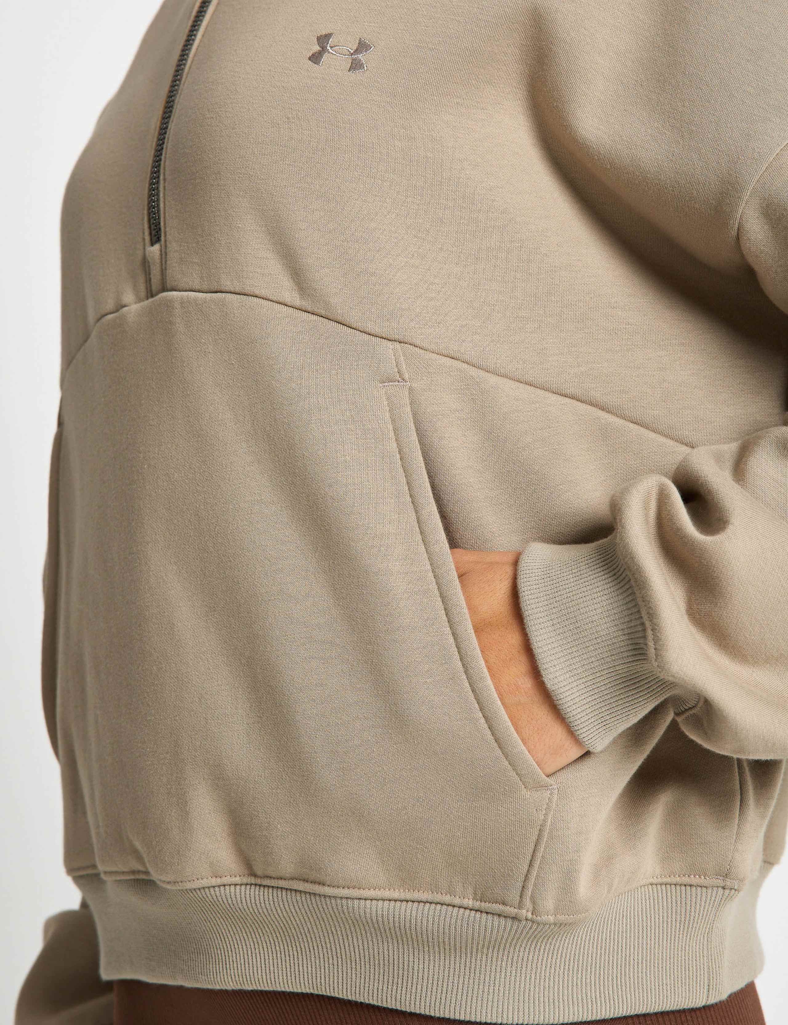 Icon Cotton Rich Fleece Half Zip Hoodie 5 of 6