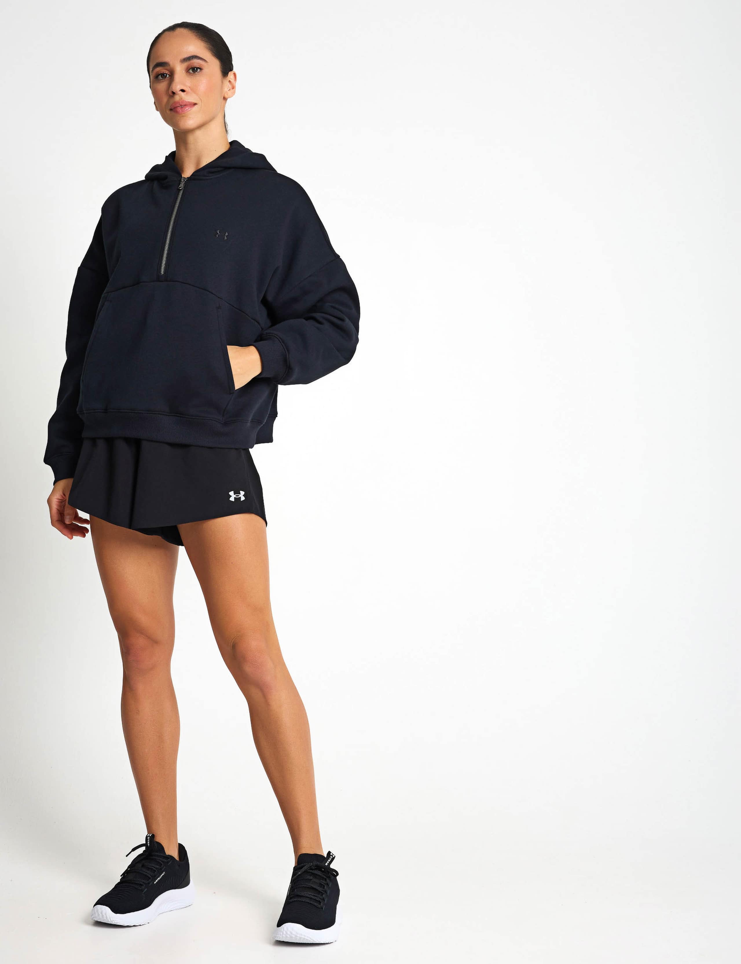 Icon Cotton Rich Fleece Half Zip Hoodie 4 of 6