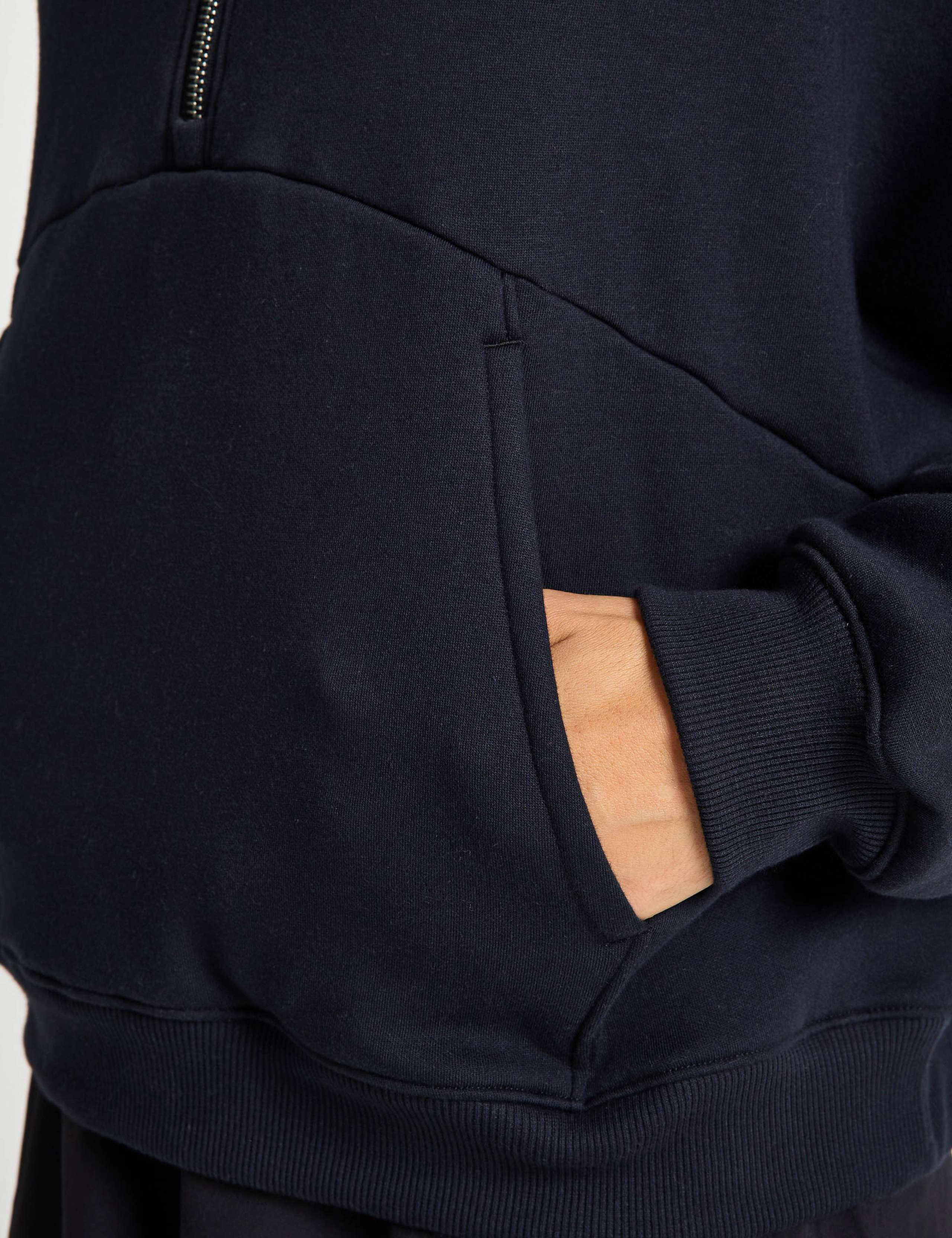 Icon Cotton Rich Fleece Half Zip Hoodie 6 of 6