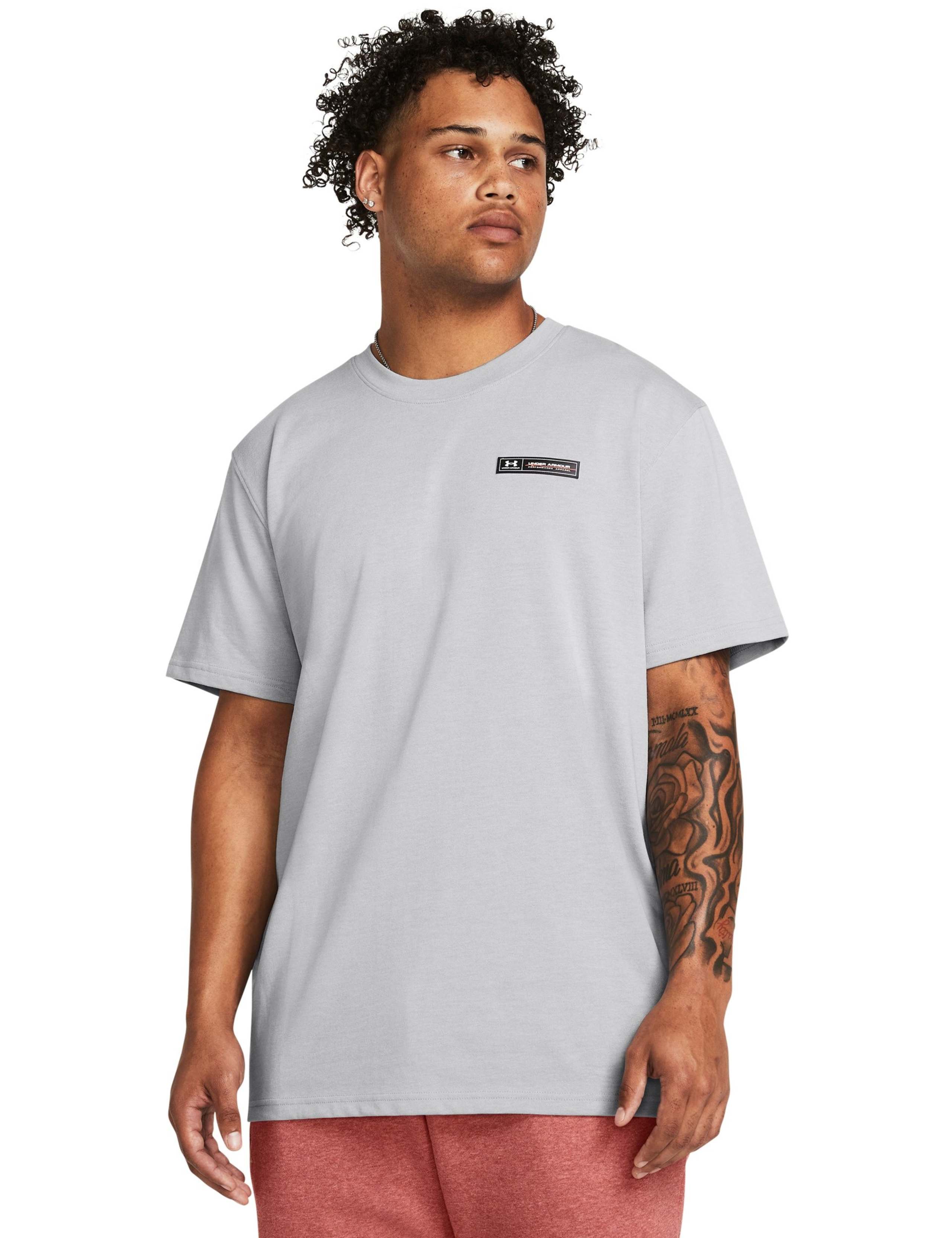 Heavyweight Label Cotton Rich Logo T-Shirt 1 of 3