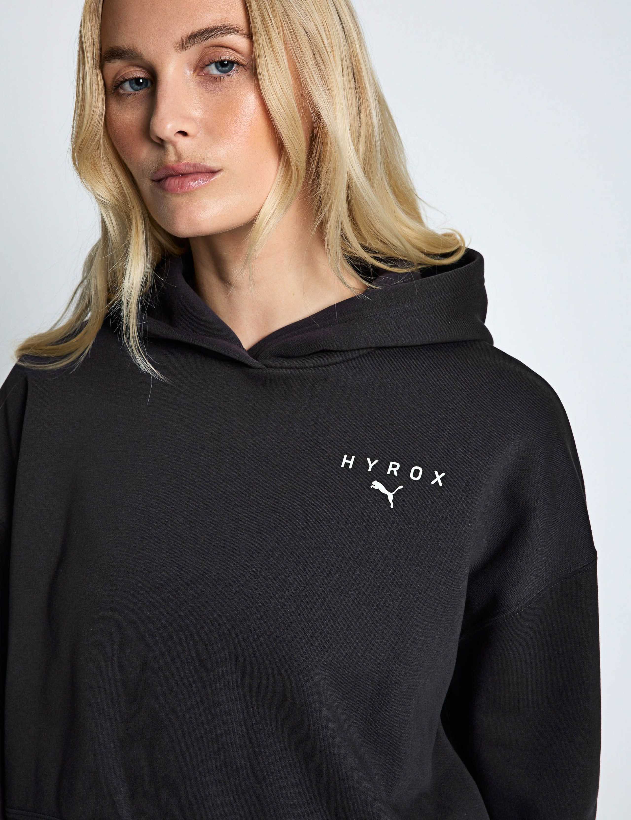 X Hyrox World Cotton Rich Crop Hoodie 5 of 6