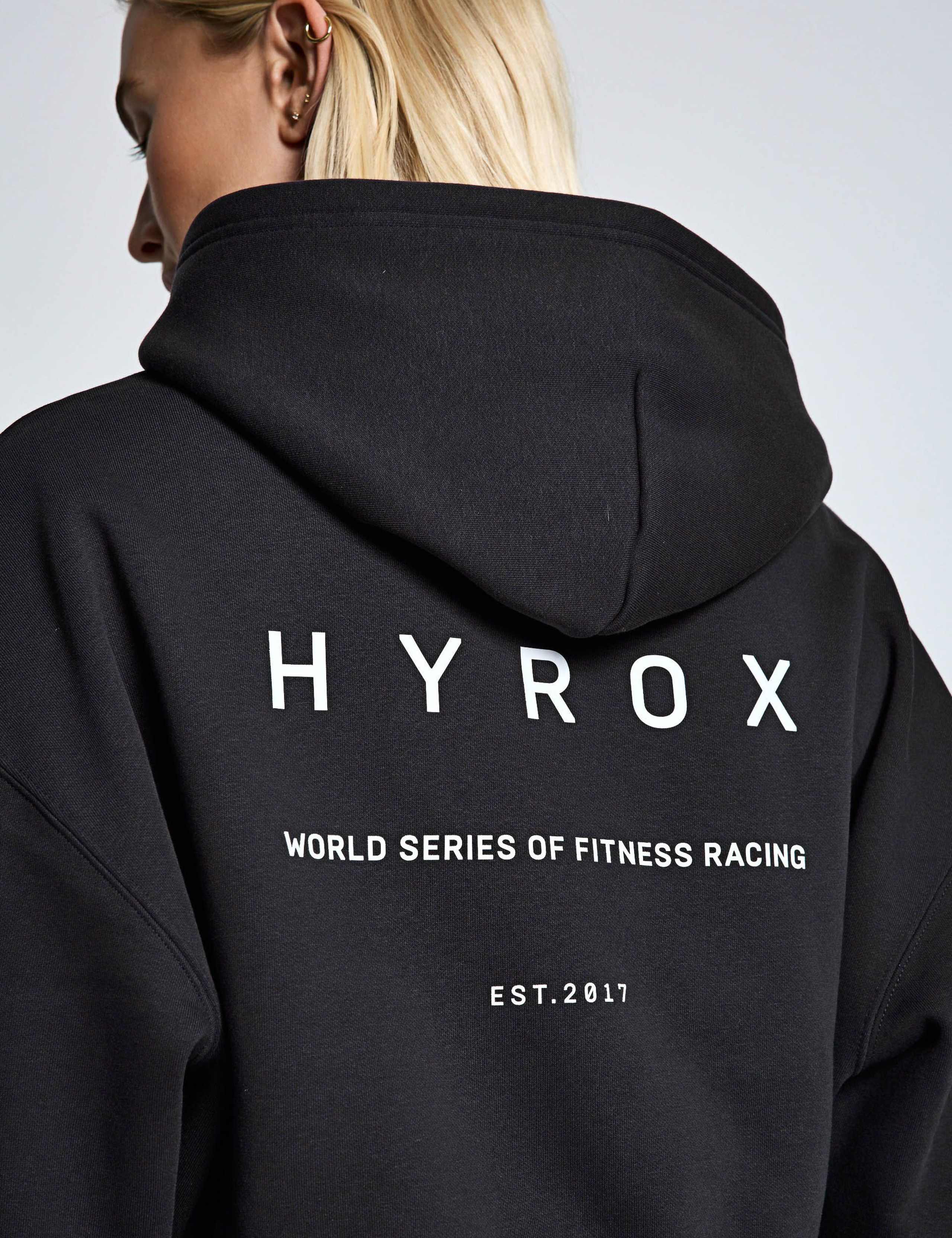 X Hyrox World Cotton Rich Crop Hoodie 6 of 6