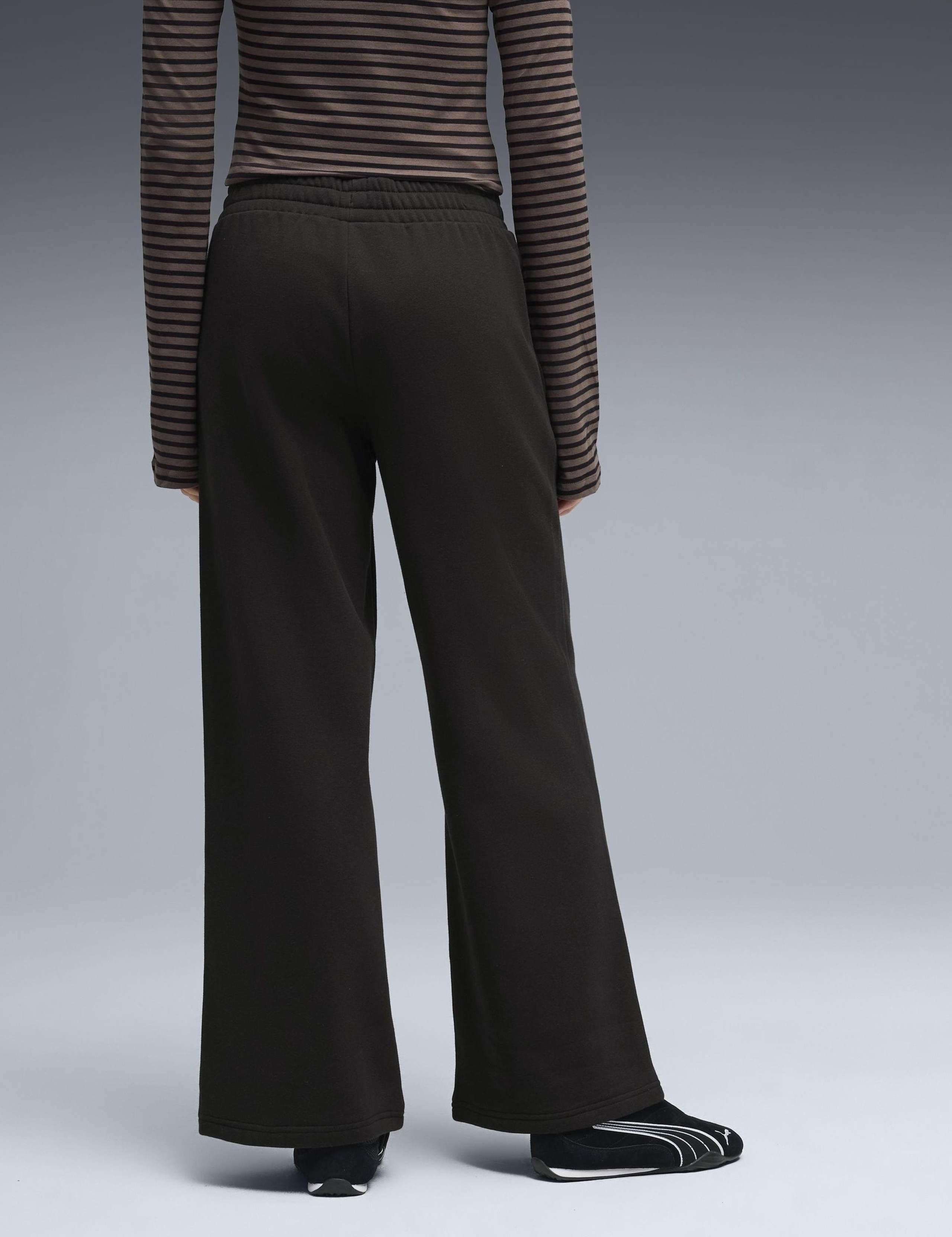 Comfort Cotton Blend Wide Leg Joggers 3 of 5