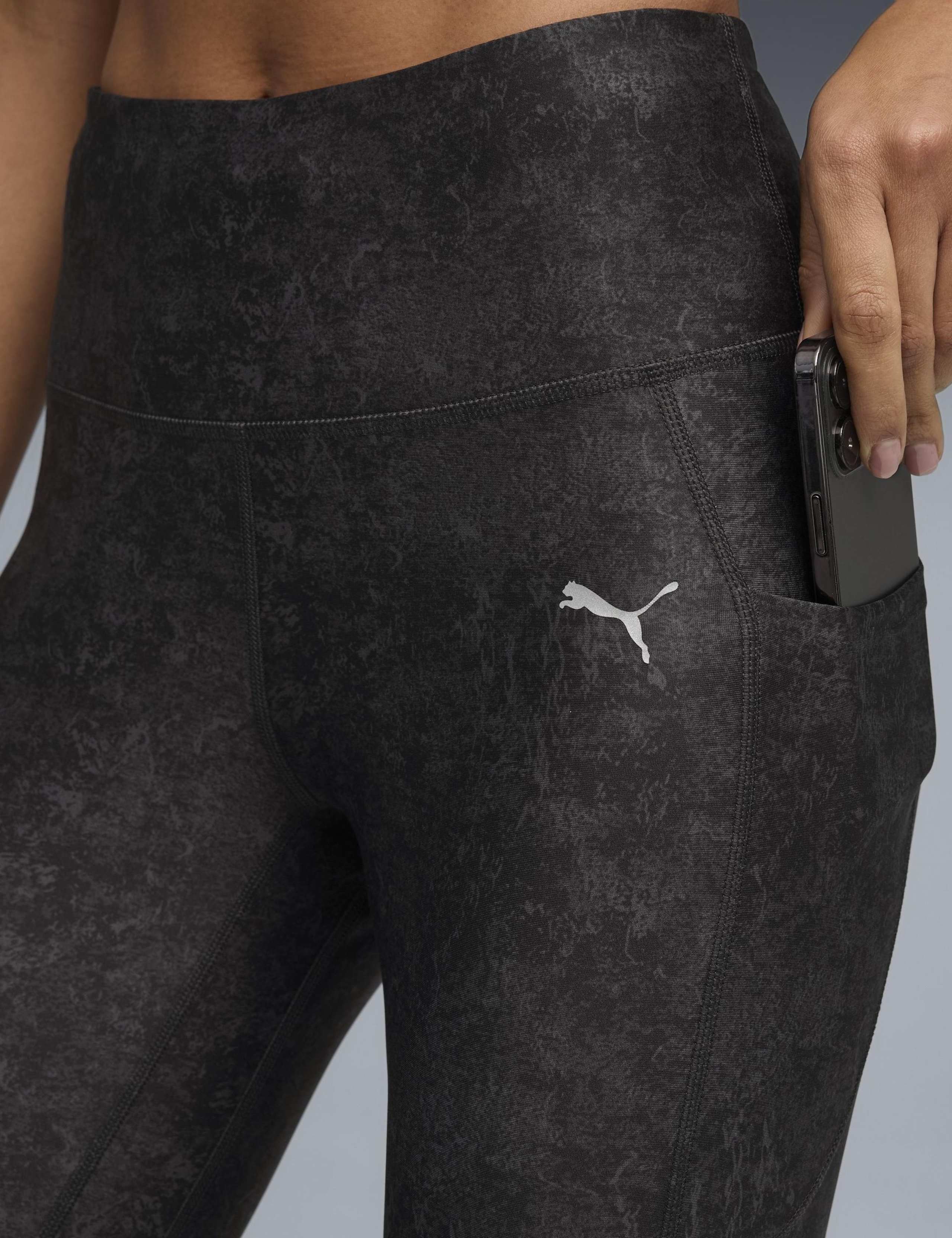 Velocity Printed High Waisted Leggings 5 of 7