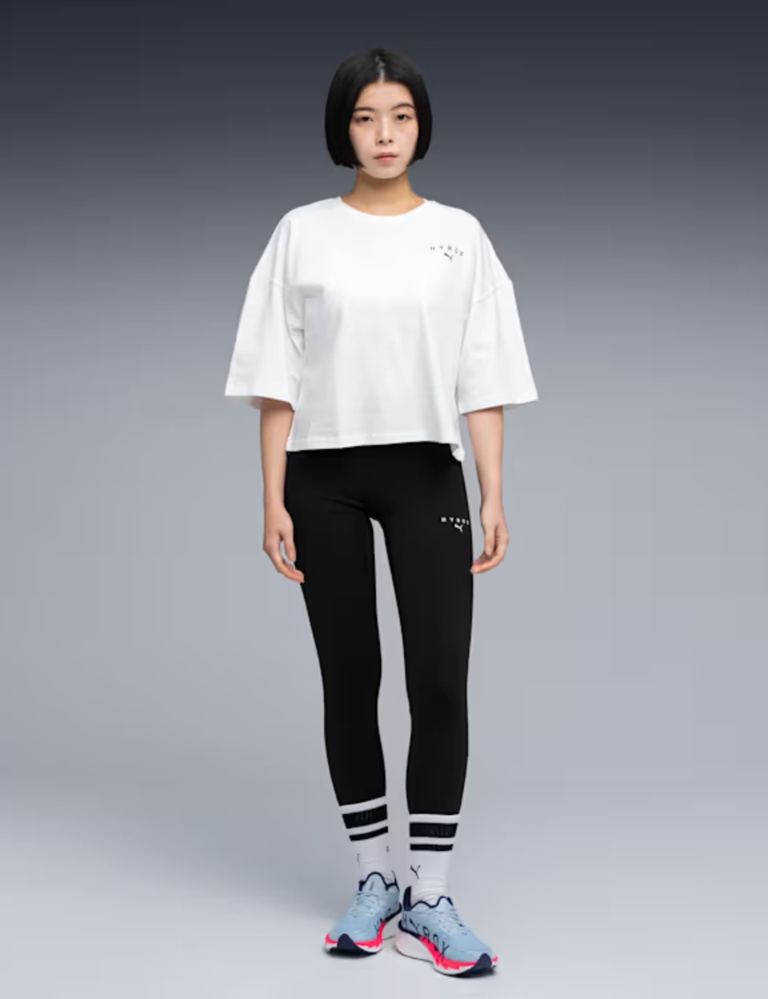 X Hyrox World Oversized Crop T-Shirt 4 of 6
