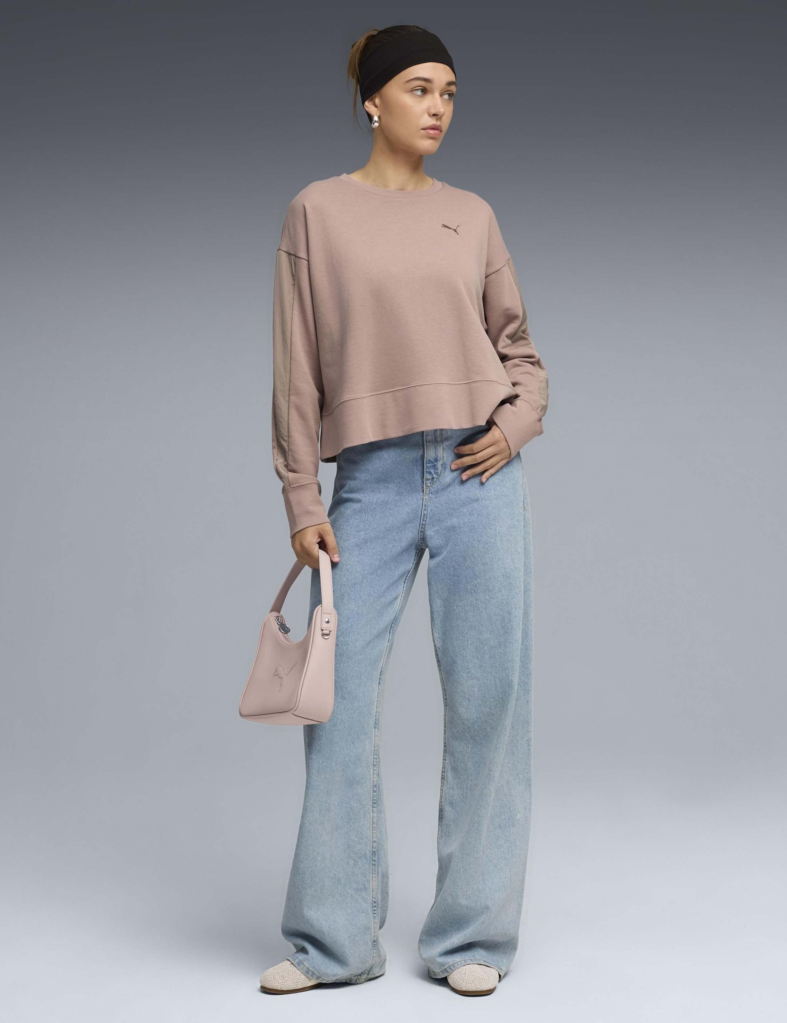 HER Cotton Rich Crew Neck Relaxed Sweatshirt 4 of 5