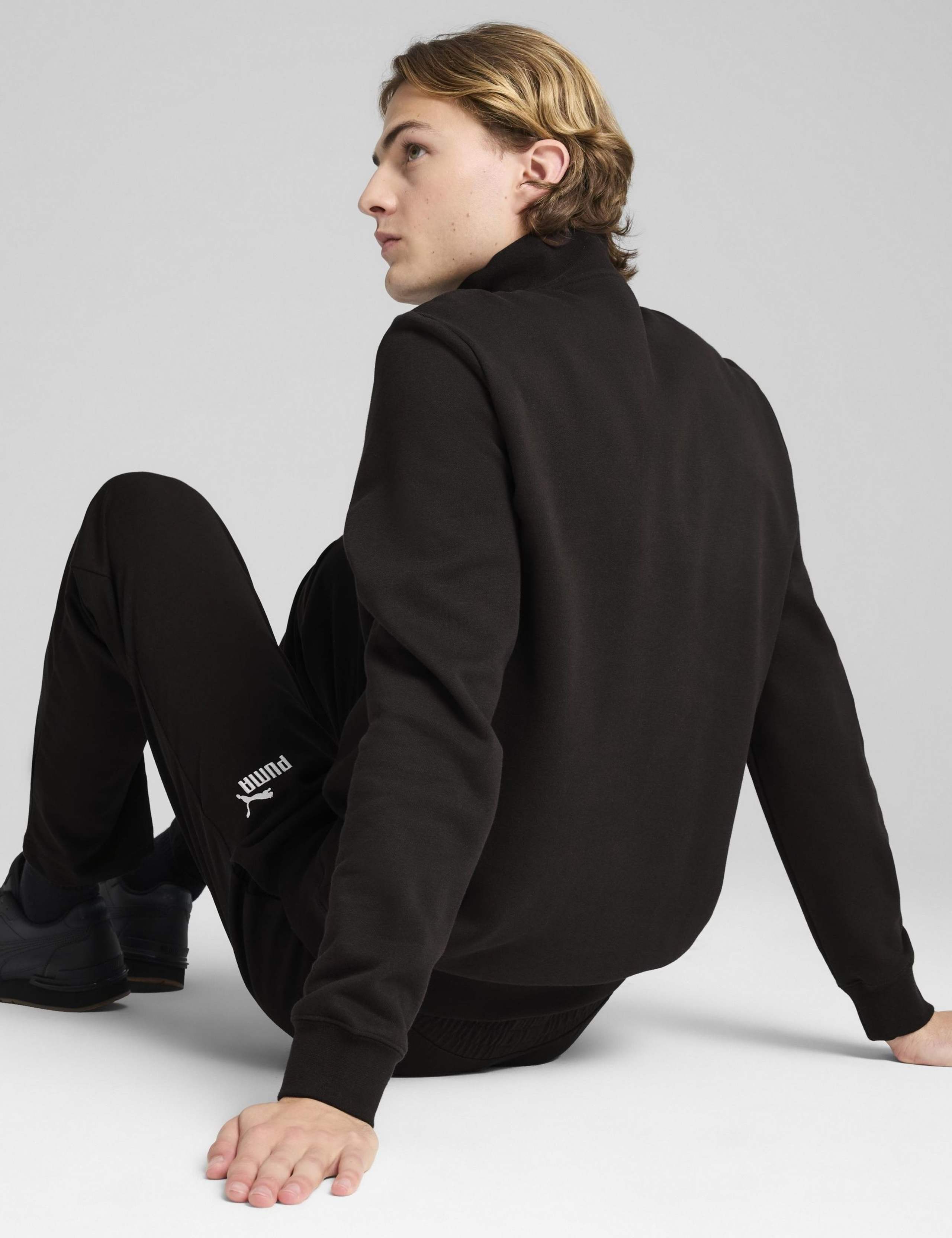 No.1 Logo Cotton Rich Half Zip Sweatshirt 3 of 5