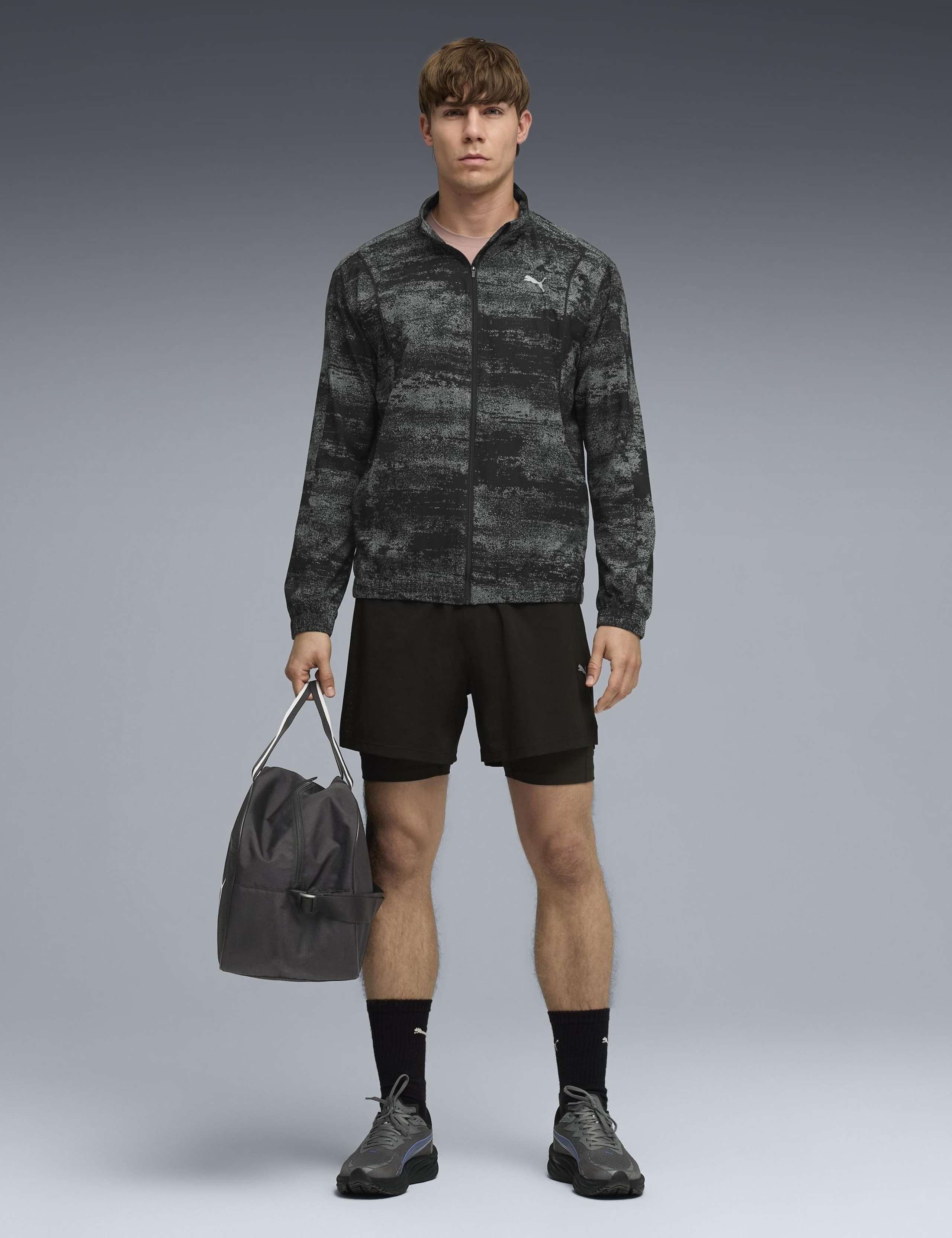 Run Velocity Graphic Print Sports Jacket 4 of 6