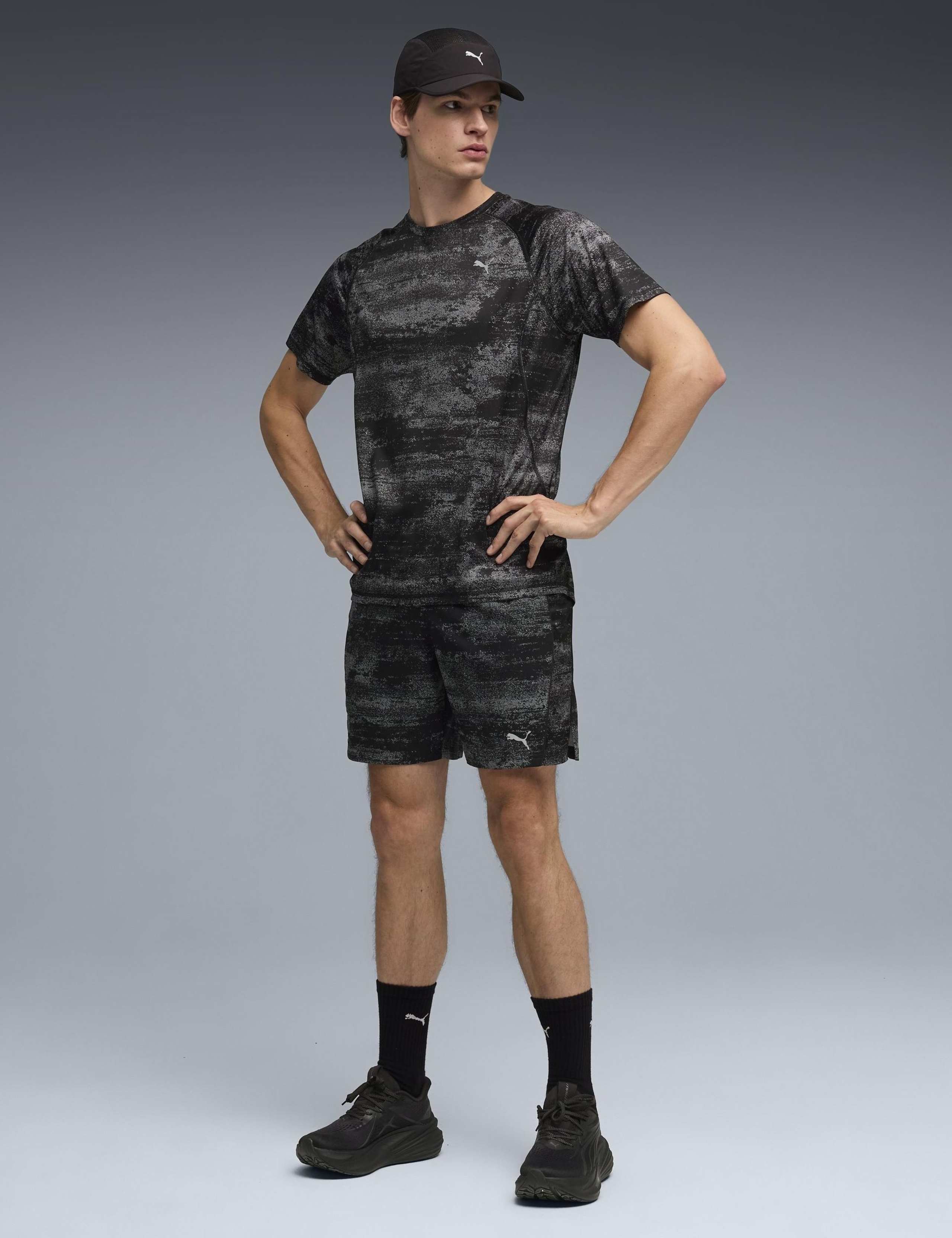 Velocity Printed Sport Shorts 3 of 5