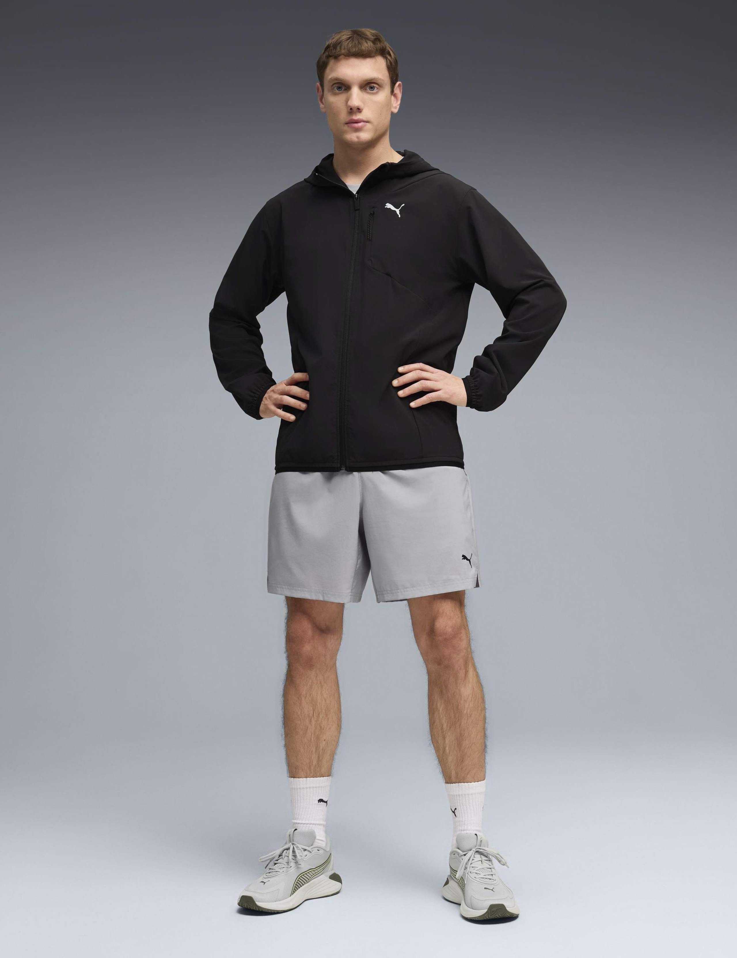 Woven Hooded Sports Jacket with Stretch 3 of 7