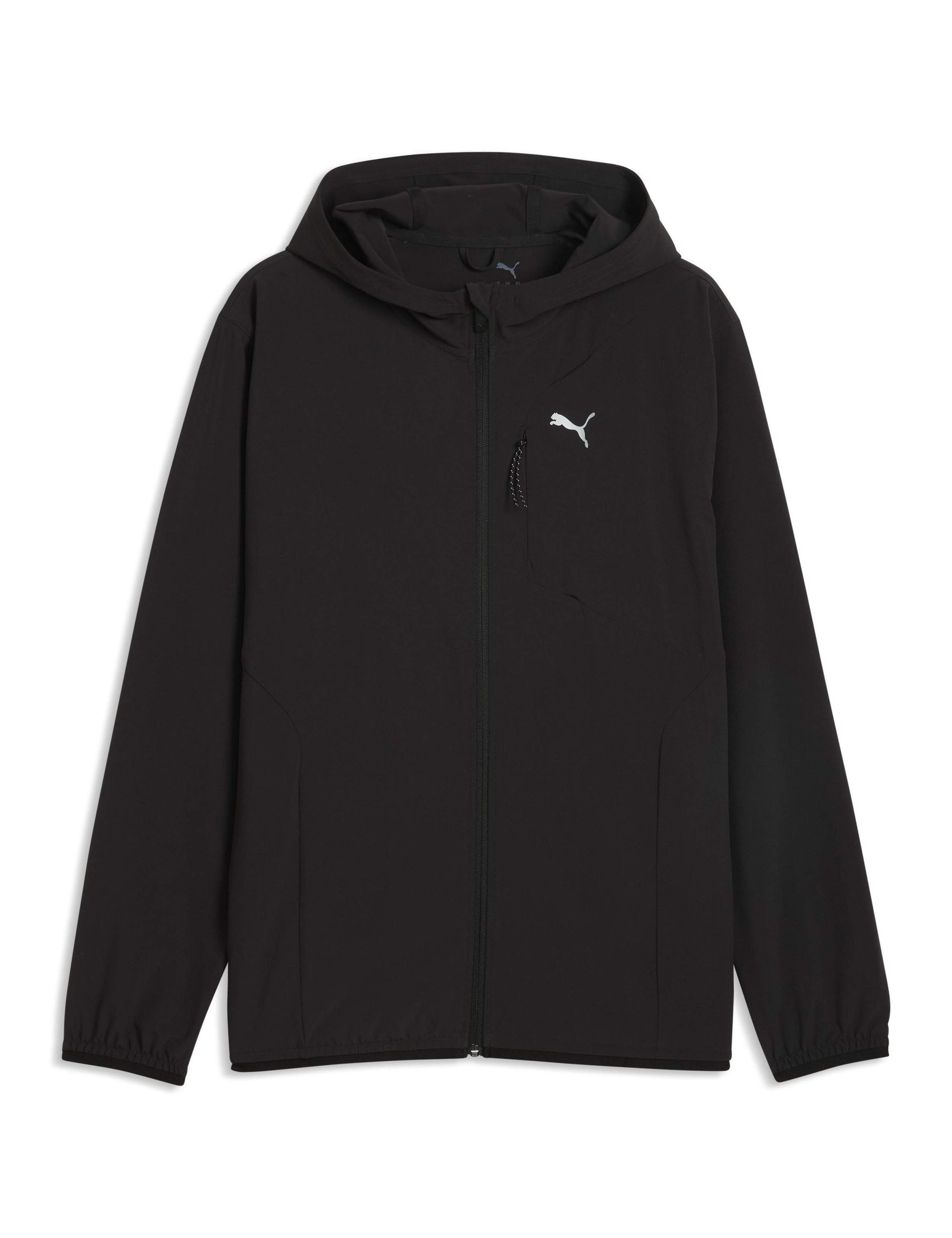 Woven Hooded Sports Jacket with Stretch 2 of 7