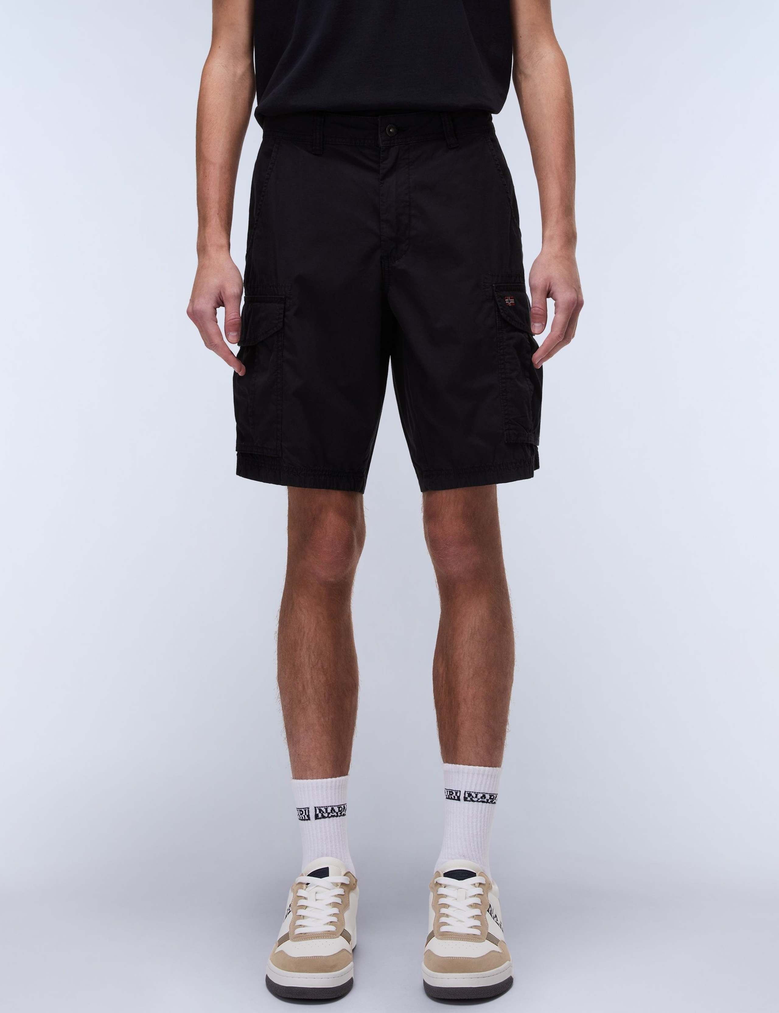 Noto Pure Cotton Cargo Shorts 1 of 5